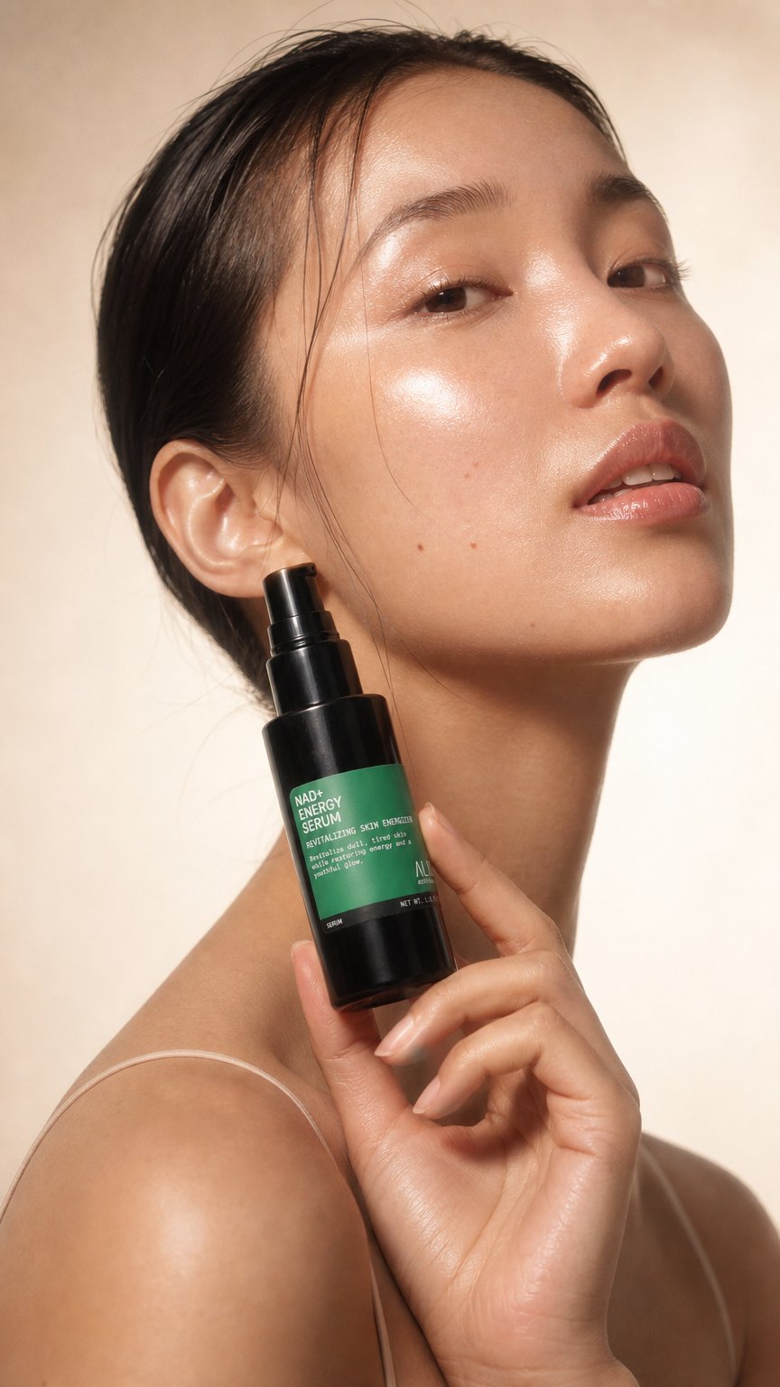 AI product shot of NAD+ Energy Serum