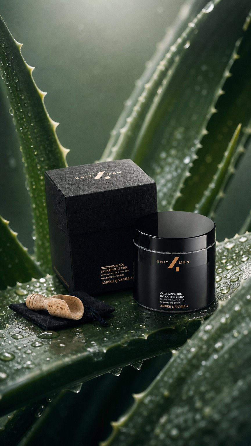 AI product shot of Bath set Amber&Vanilla