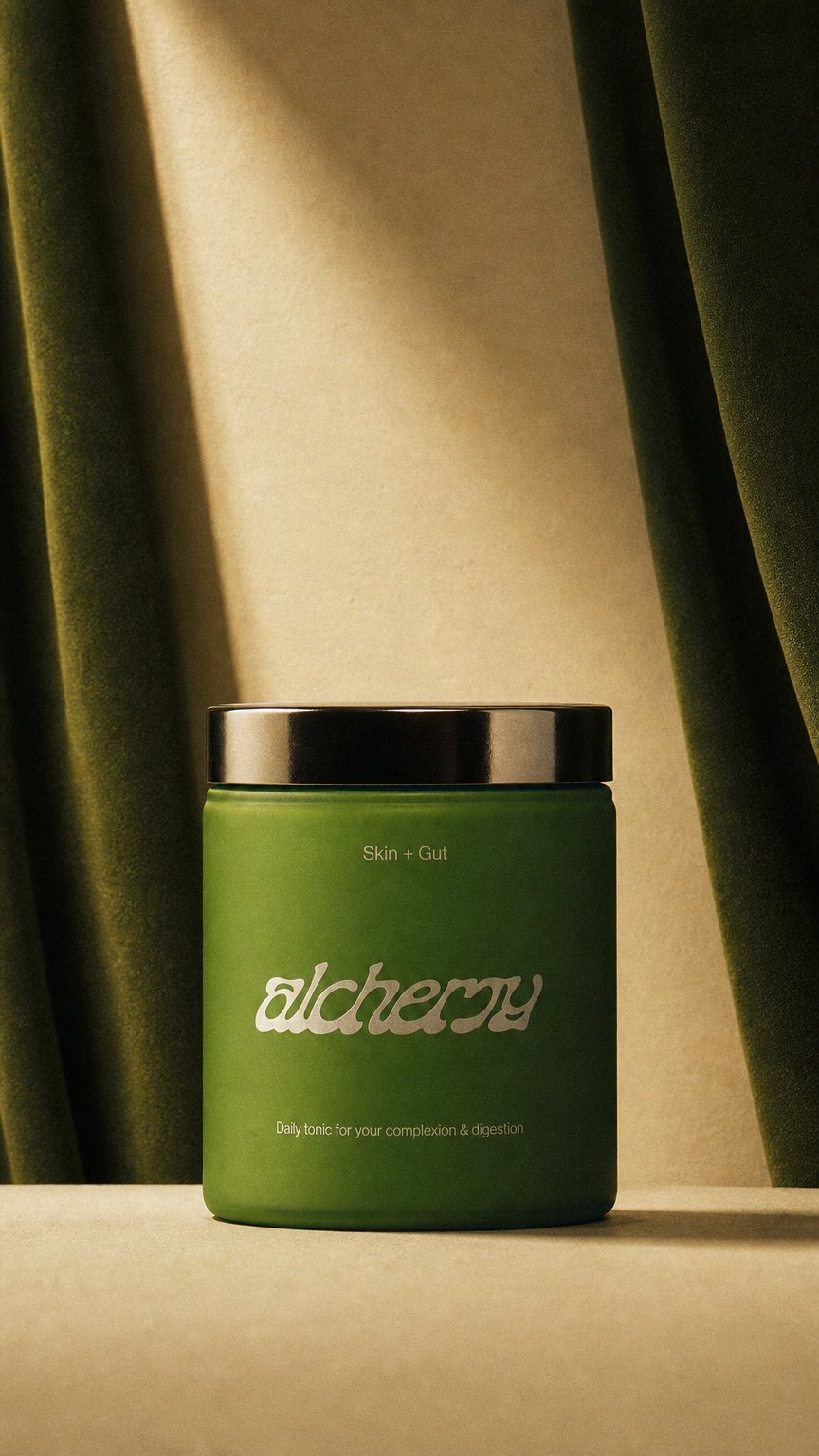 AI product shot of Skin + Gut