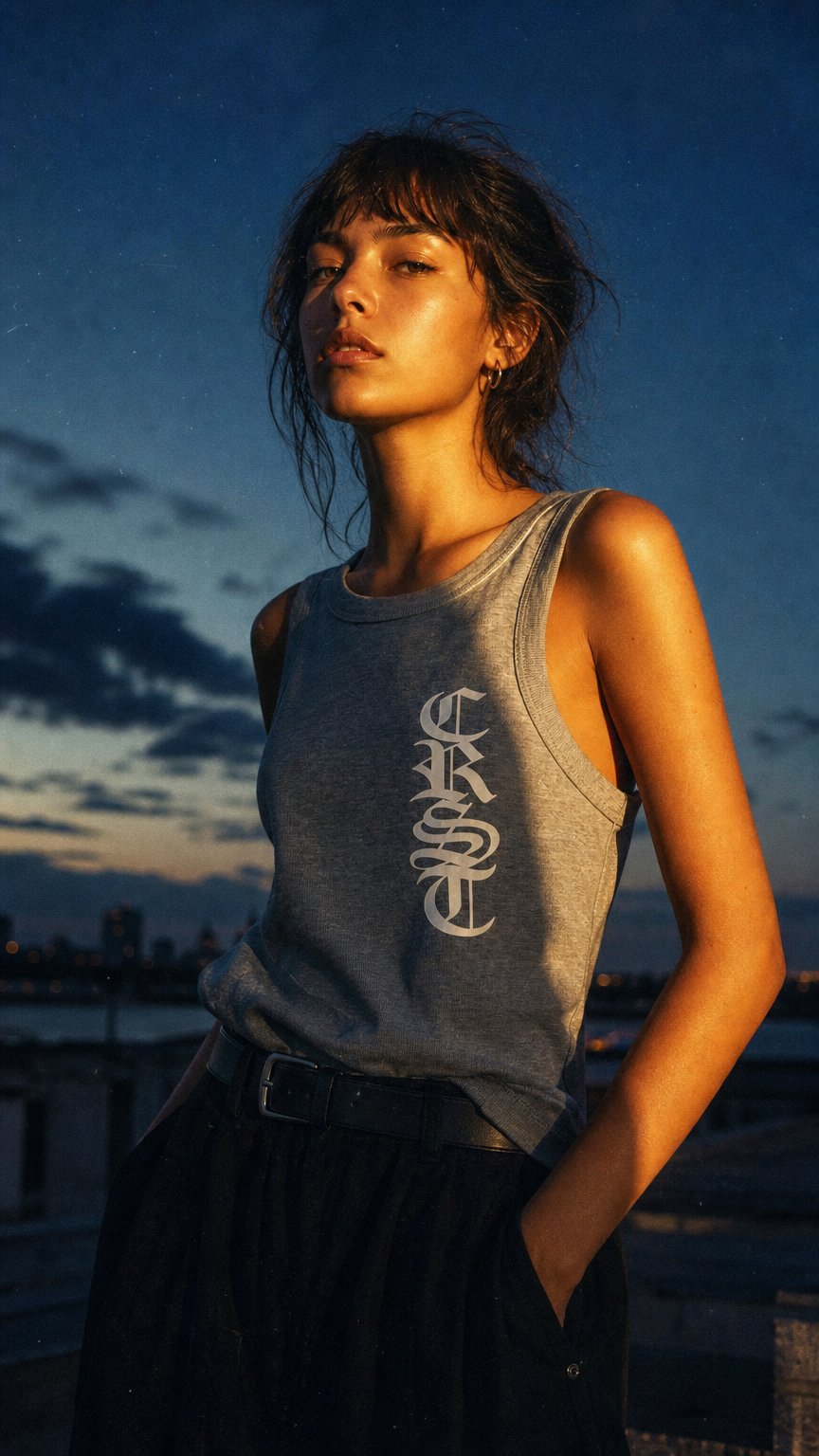 AI product shot of Essential Women Tank