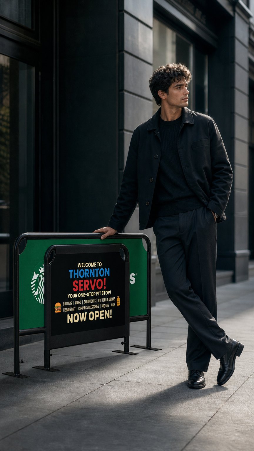 AI product shot of Sidewalk Cafe Barriers