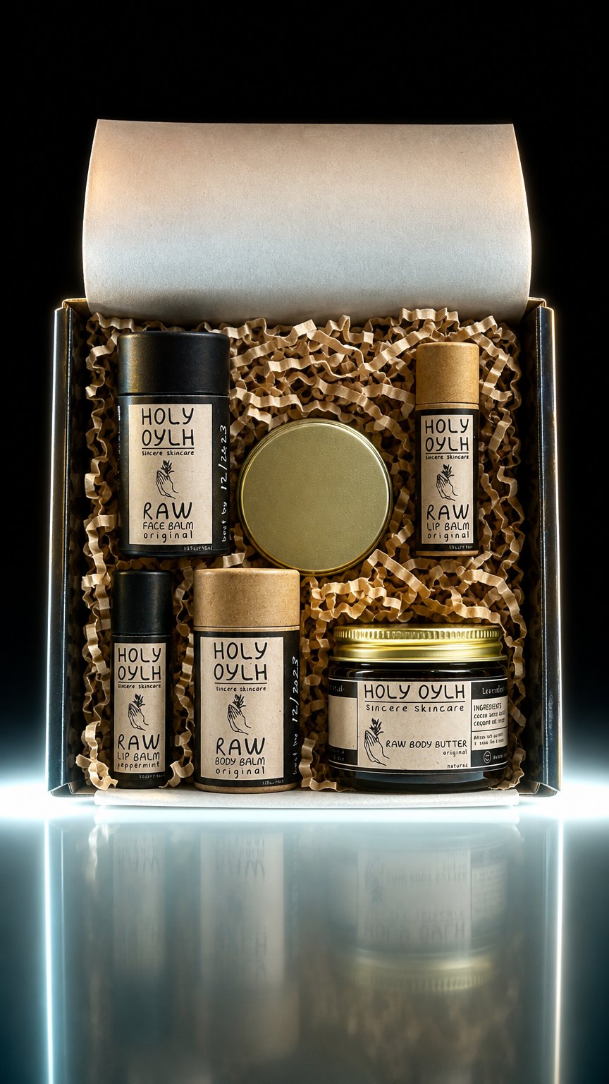 AI product shot of Complete Raw Collection - Gift Set