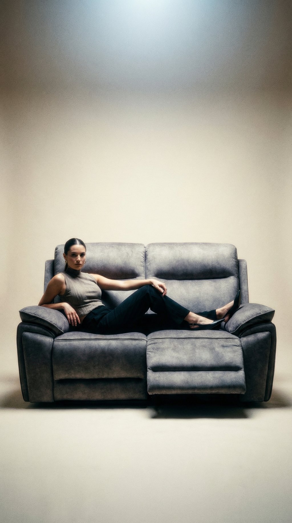 AI product shot of Osaka 2 Seater Power Recliner Sofa