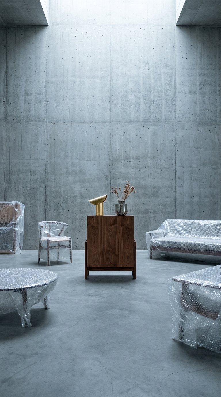 AI product shot of PIANO Sideboard Tall
