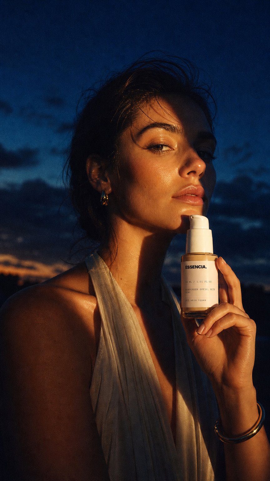AI product shot of Sunscreen SPF30
