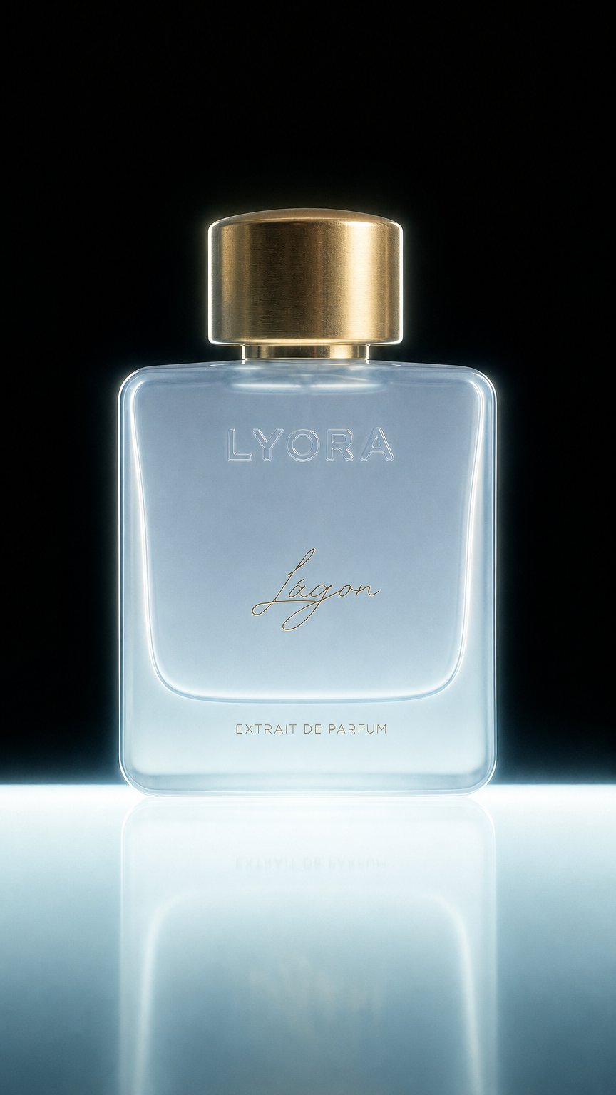 AI product shot of LYORA Lágon