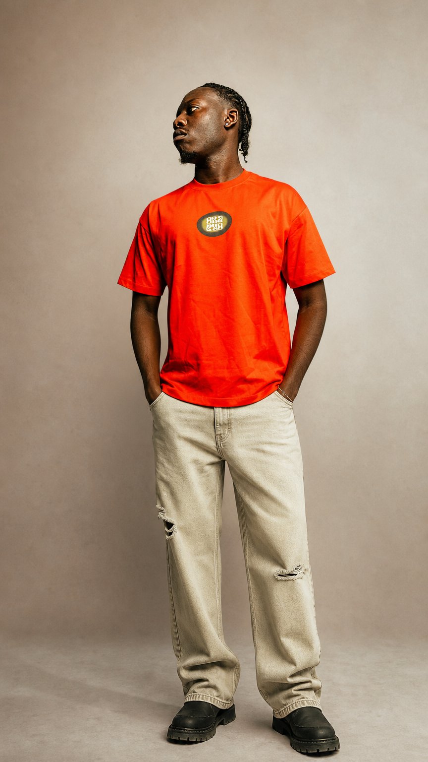 AI product shot of TEE " STRENGTH"