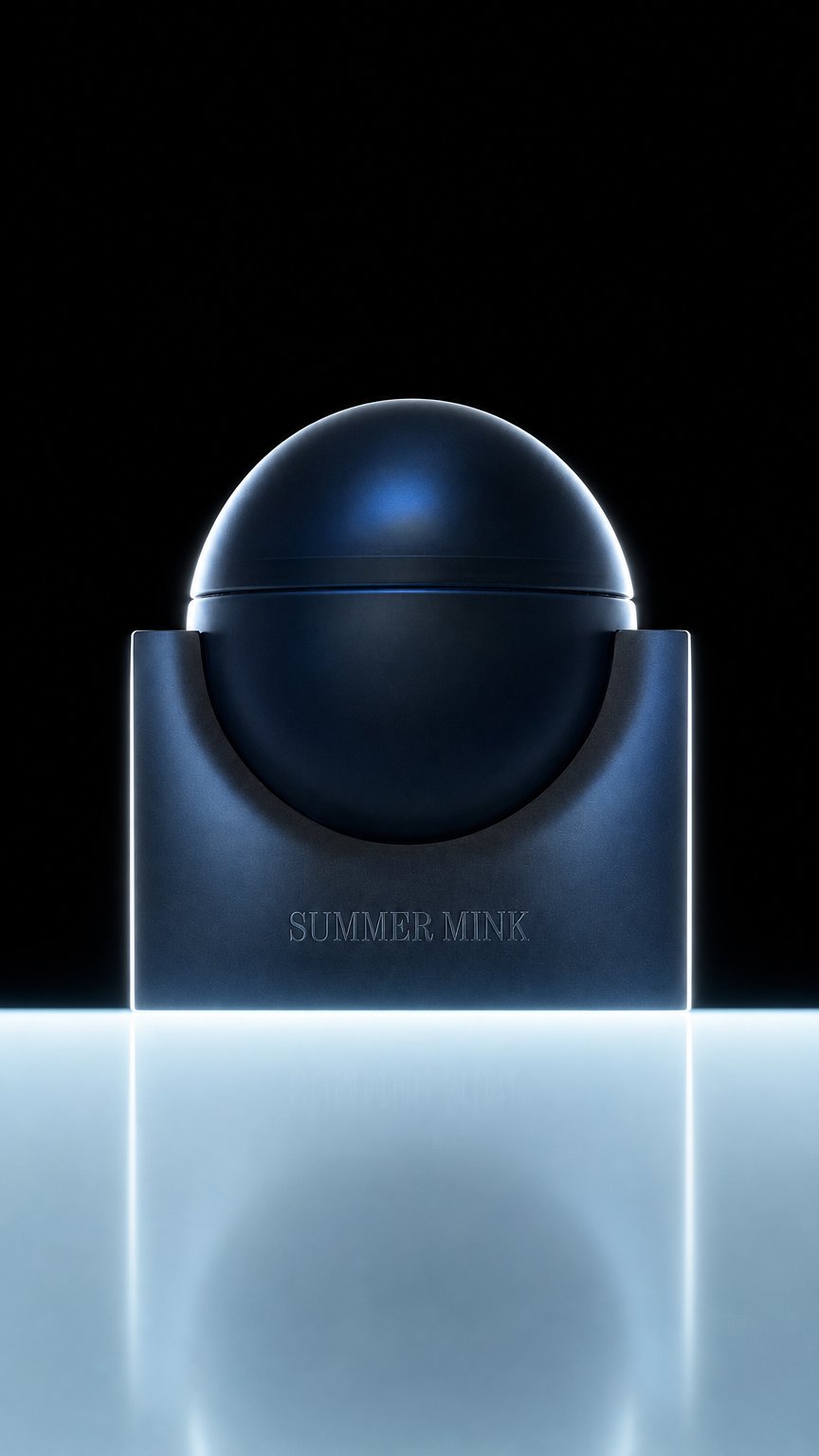 AI product shot of Summer Mink Eau de Parfum