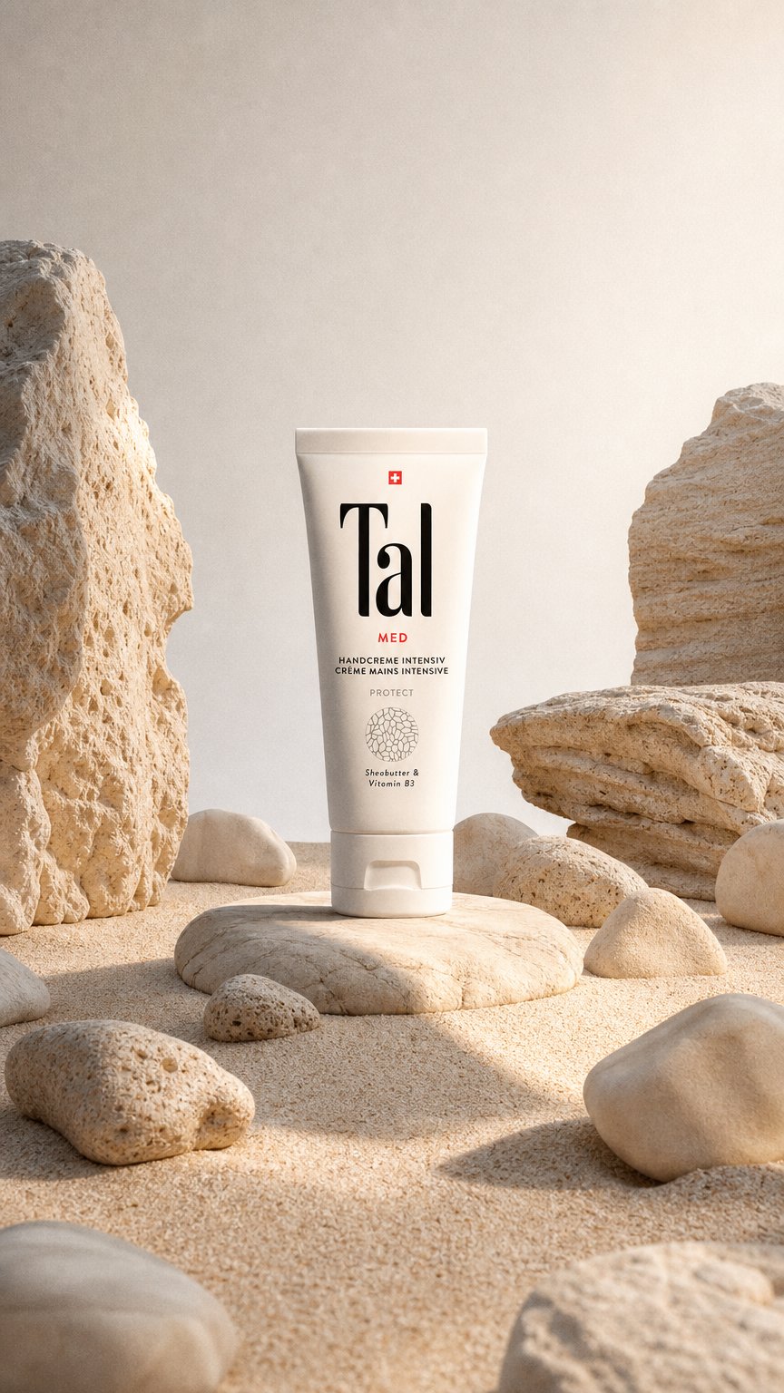 AI product shot of MED Protect hand cream