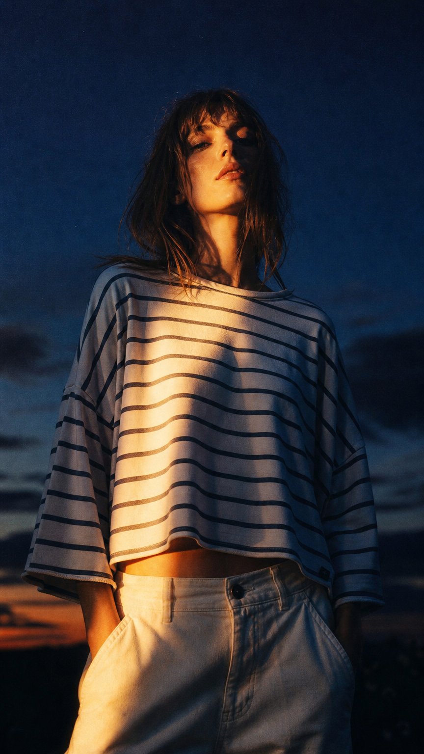 AI product shot of CREW TARA / LA MARINIERE