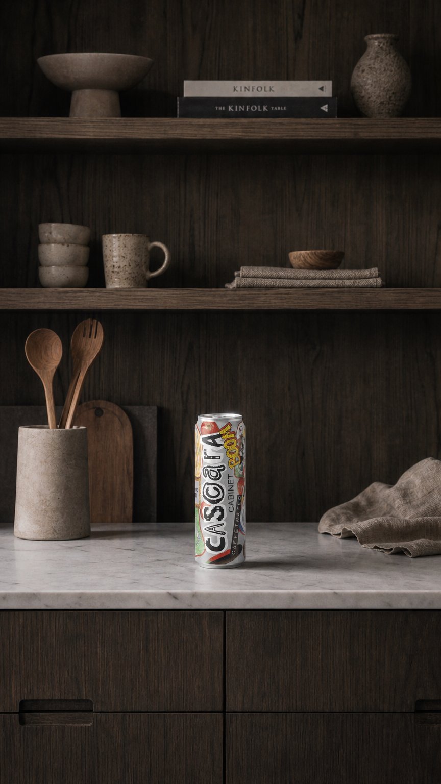 AI product shot of Cascara Cabinet Boom 12-pack