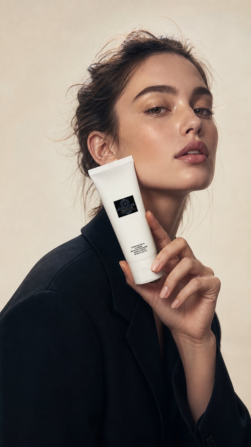 AI product shot of Hydrating Facial Cleanser