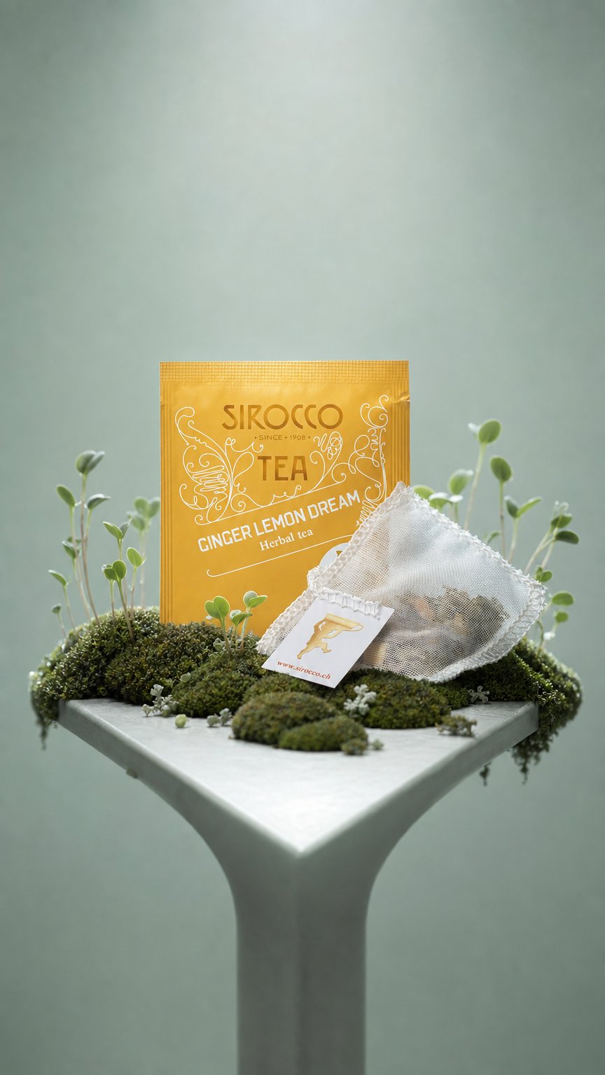 AI product shot of Ginger Lemon Dream