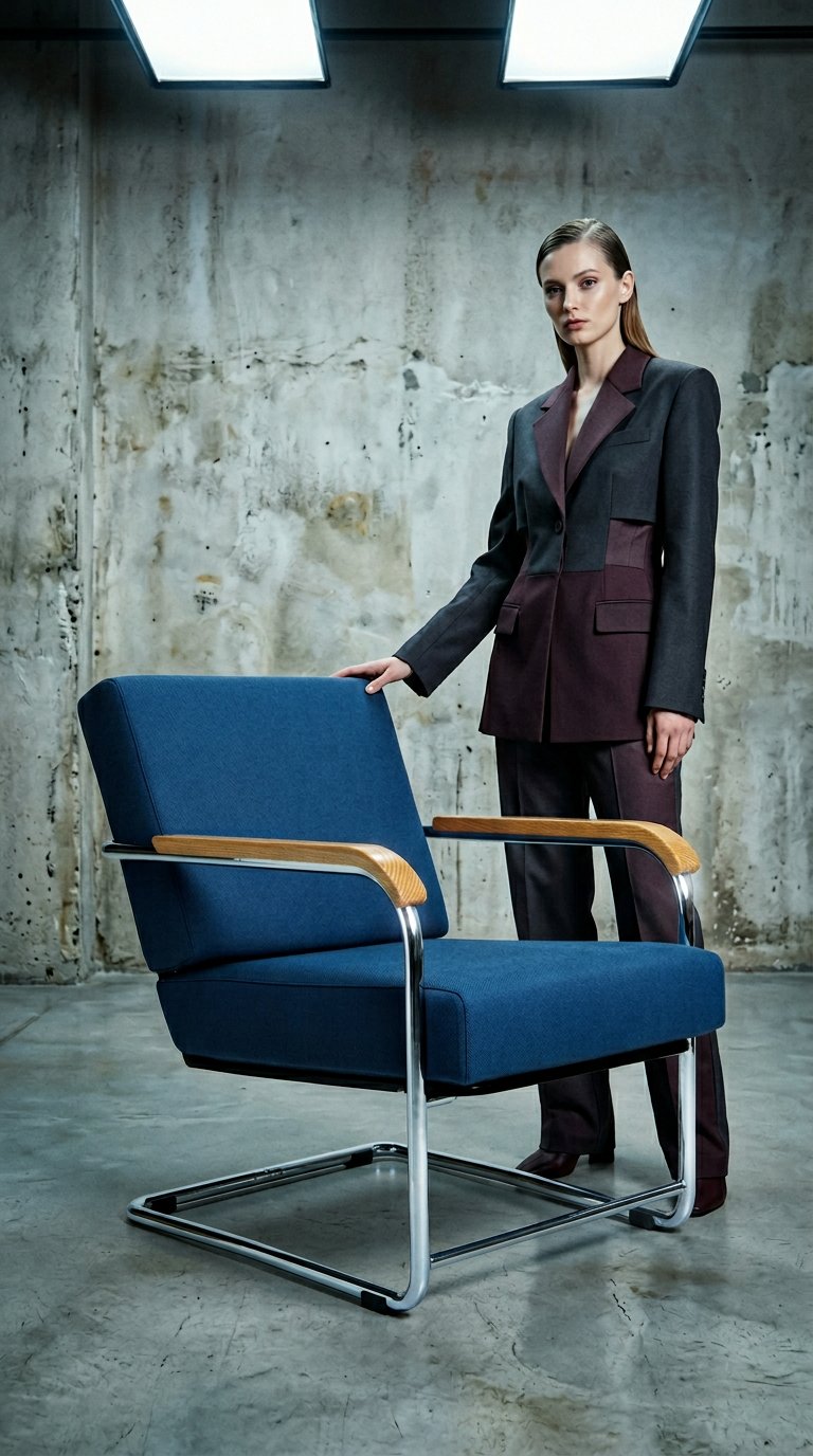 AI product shot of Moser Sessel