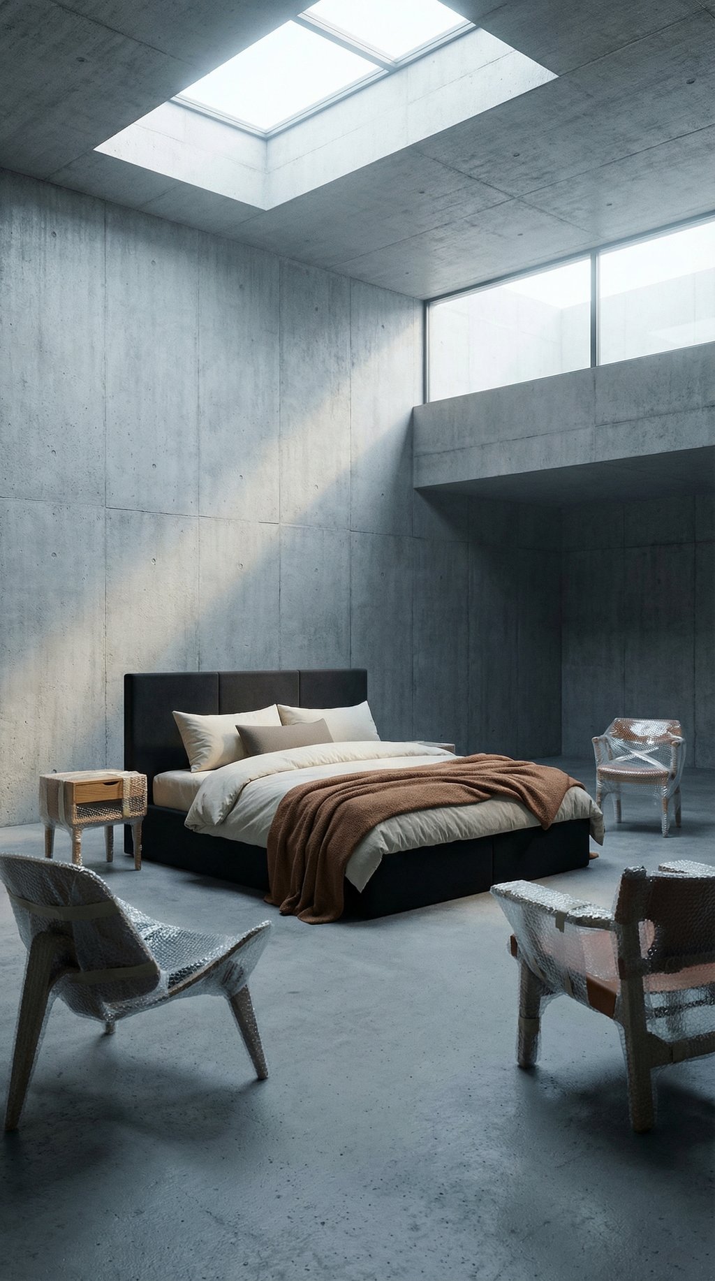 AI product shot of Yona Bed 2.0 - Scandi Edition