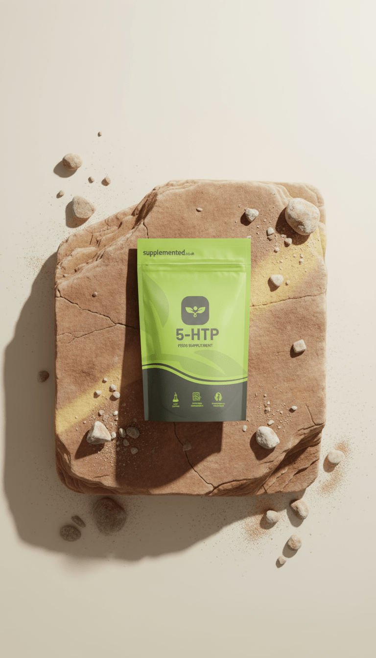AI product shot of 5 HTP 100mg Tablets