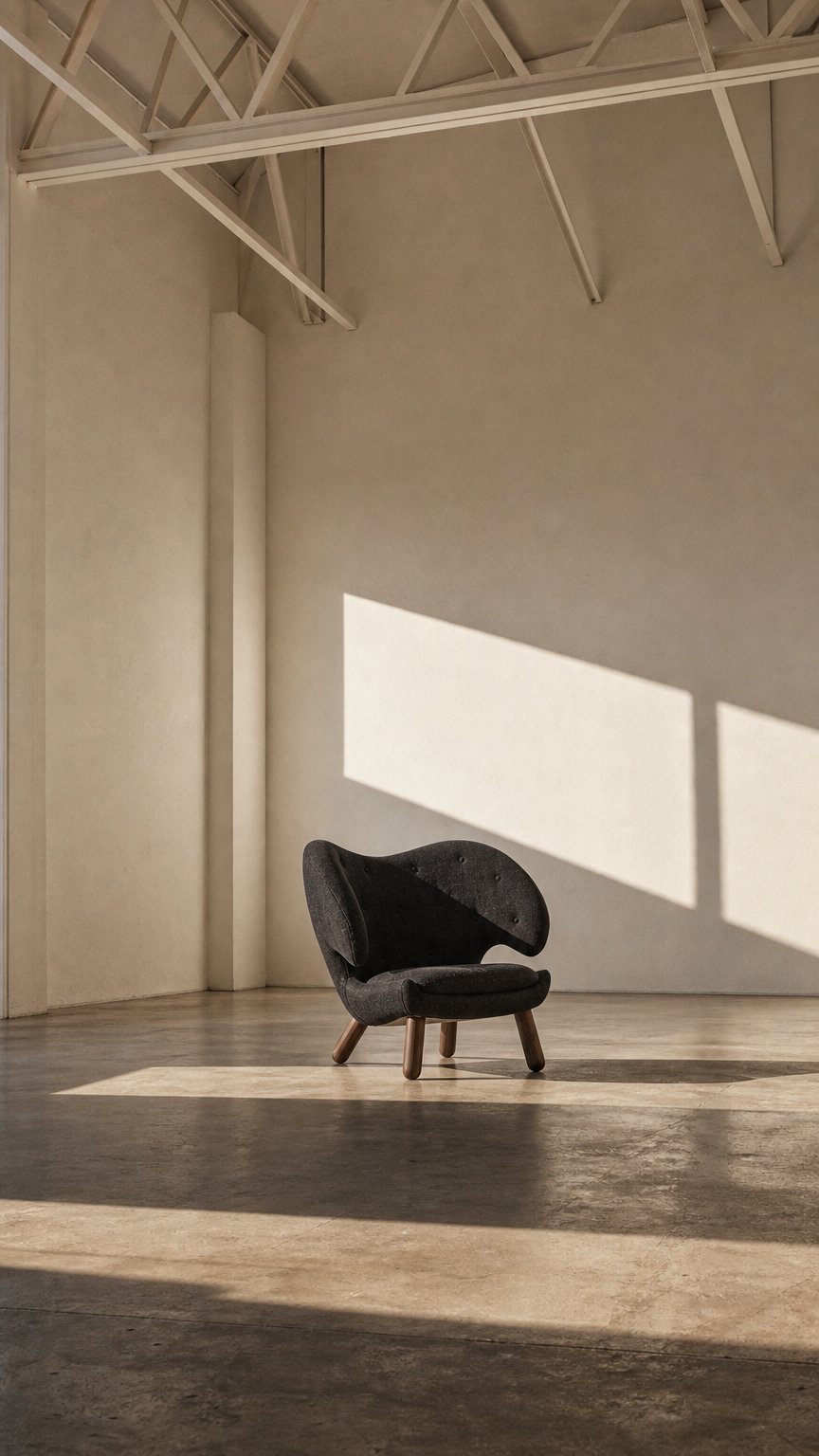 AI product shot of Pelican Chair
