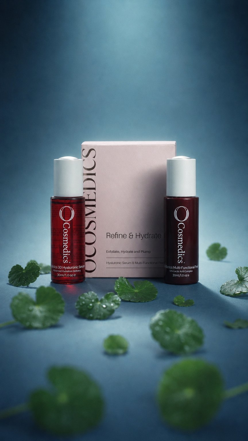 AI product shot of Refine & Hydrate Duo