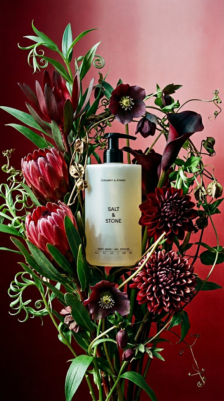 AI product shot of Body Wash