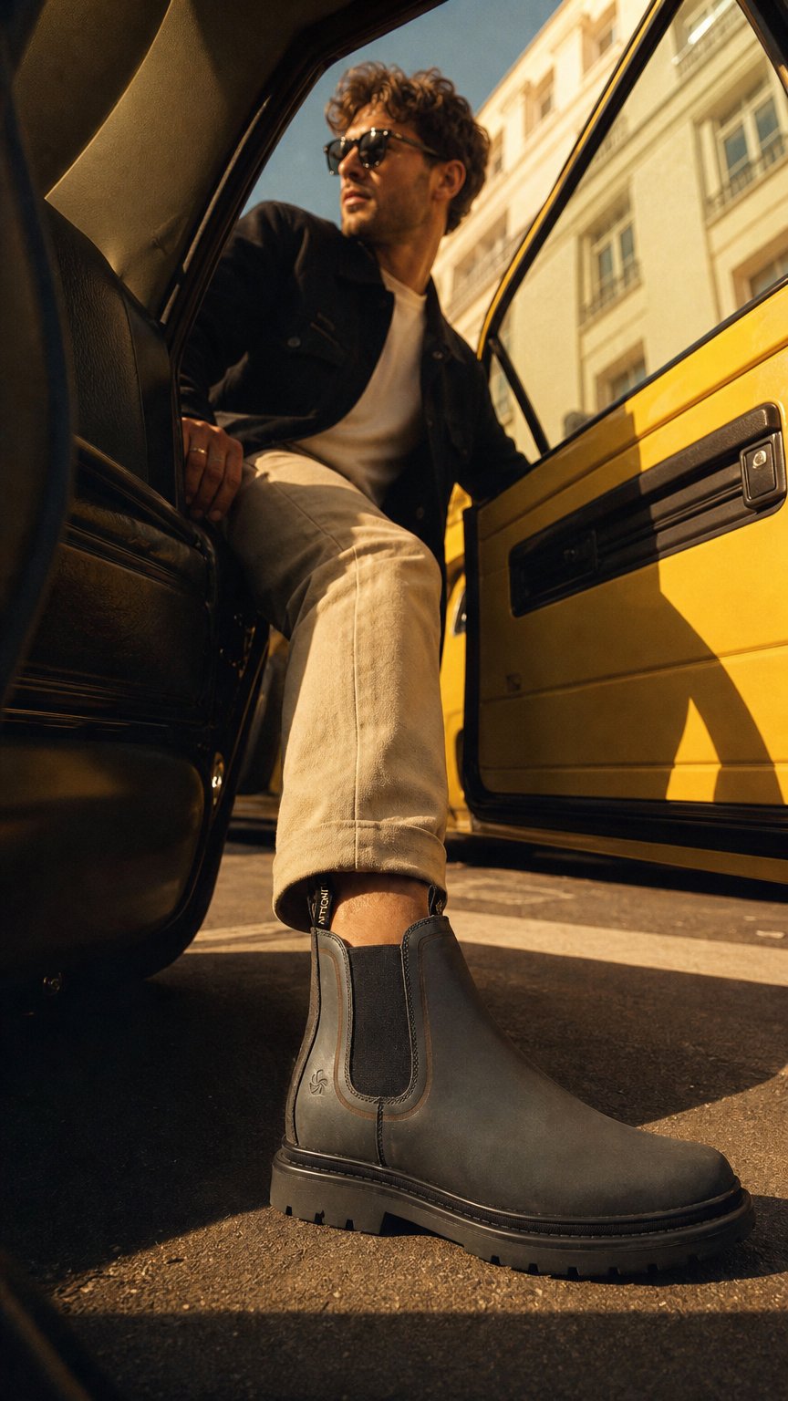 AI product shot of Men's Water-Resistant Chelsea Boots | Graphite Grey
