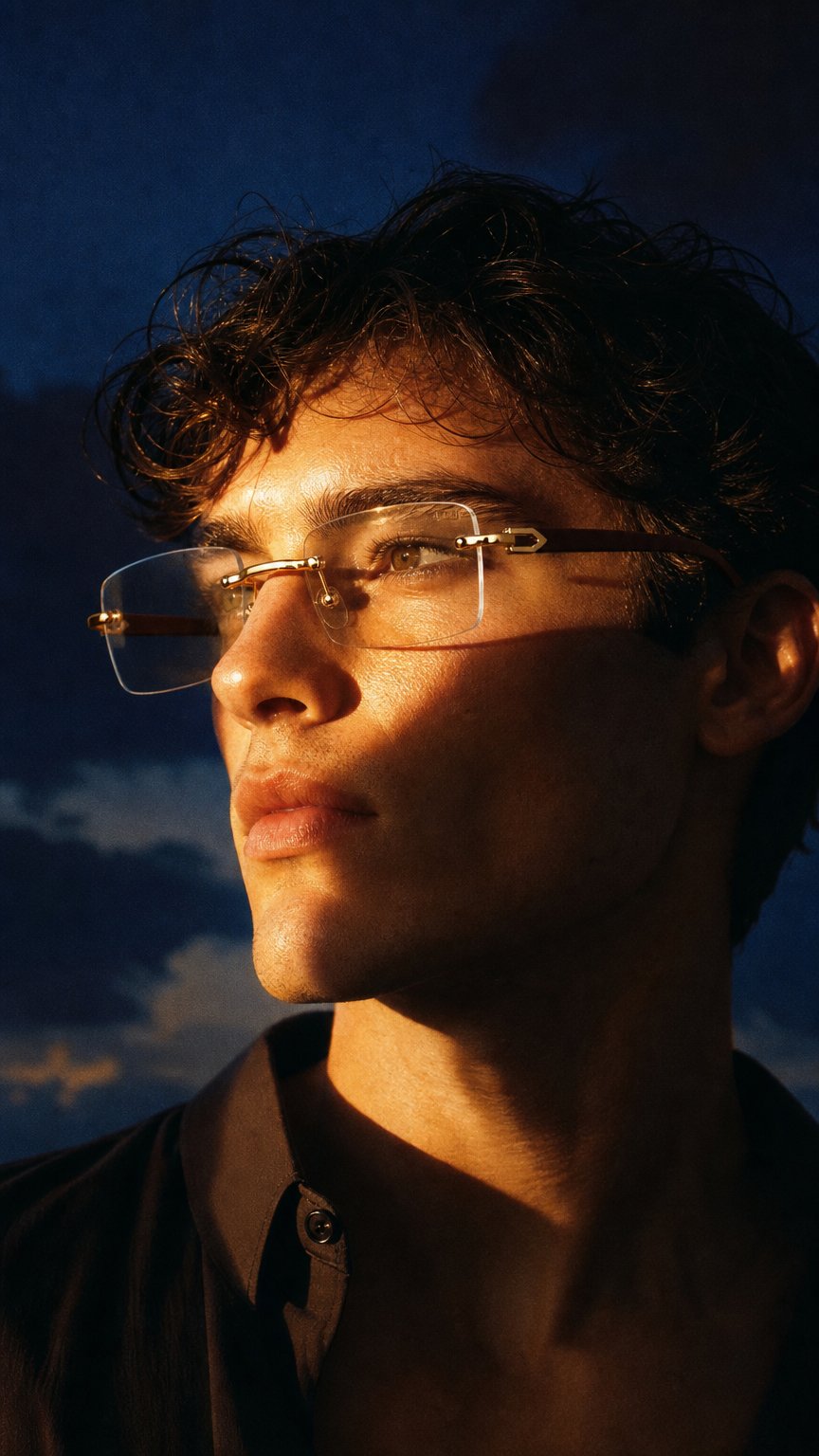 AI product shot of Men Sunglasses