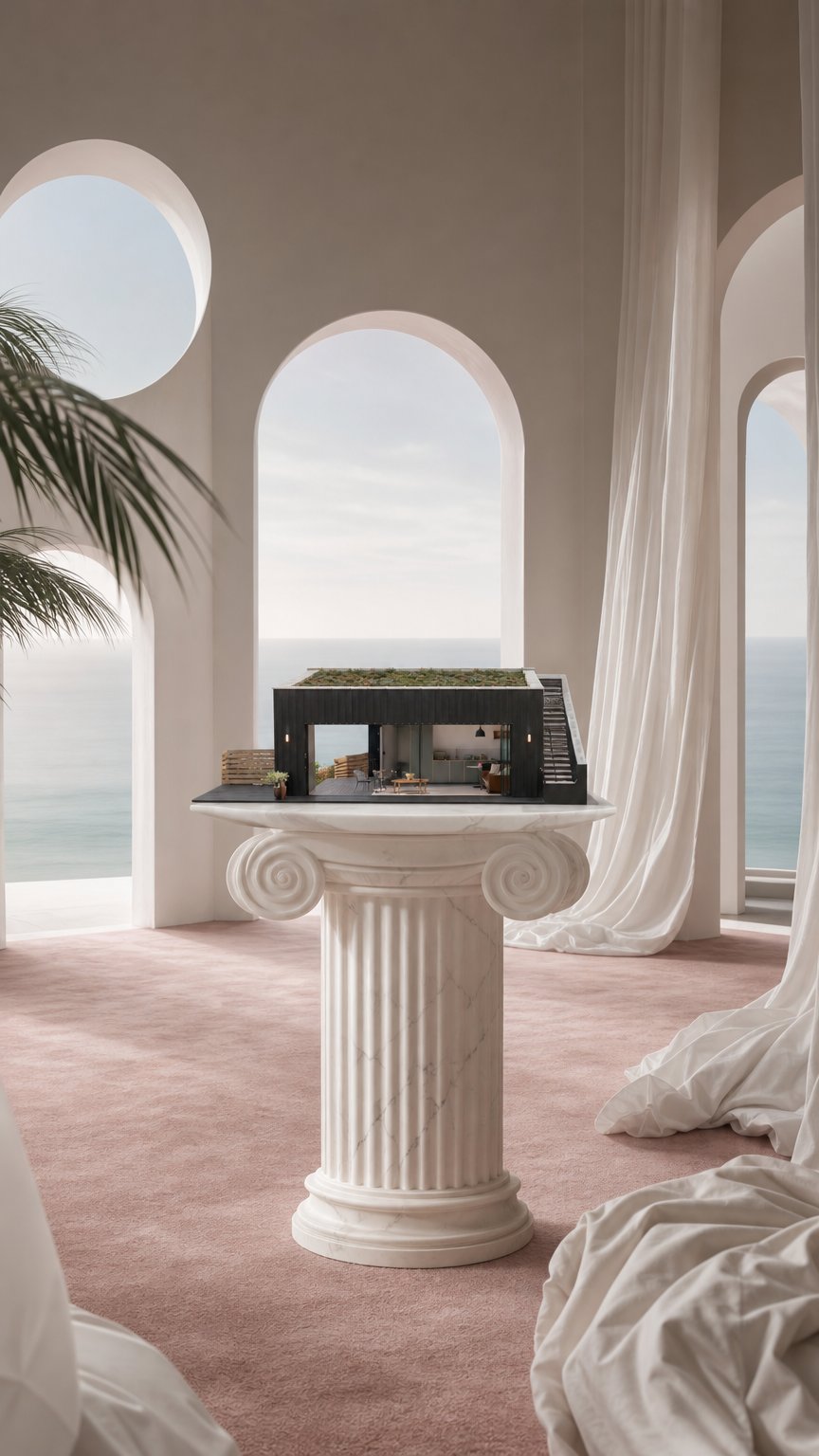 AI product shot of Subterranean Studio with Panoramic Views & Sauna