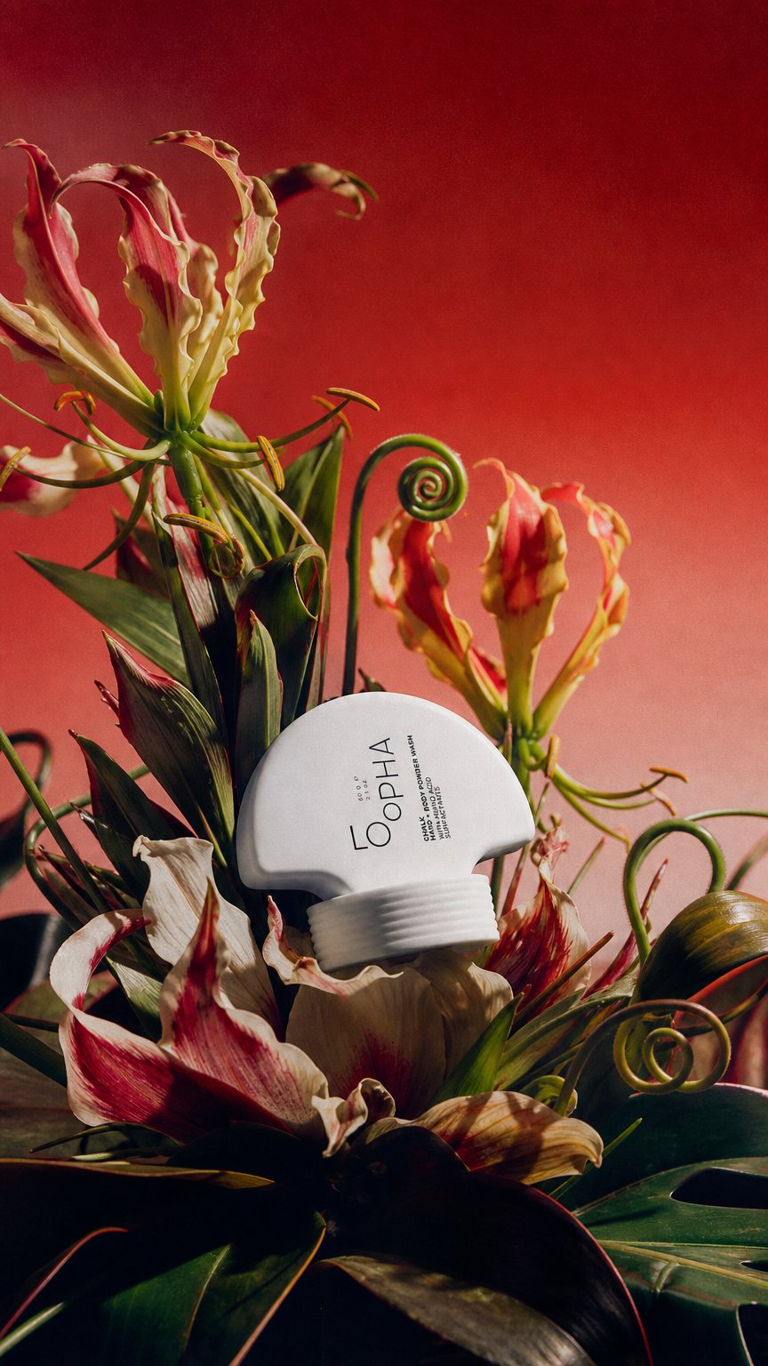 AI product shot of Chalk Hand + Body Powder Wash