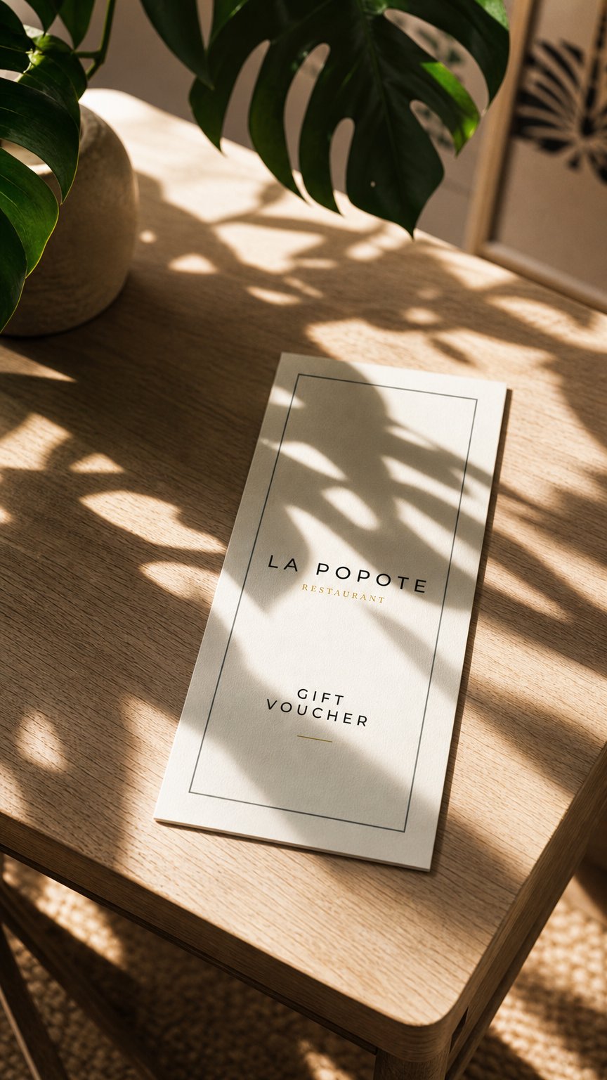 AI product shot of Gift Voucher