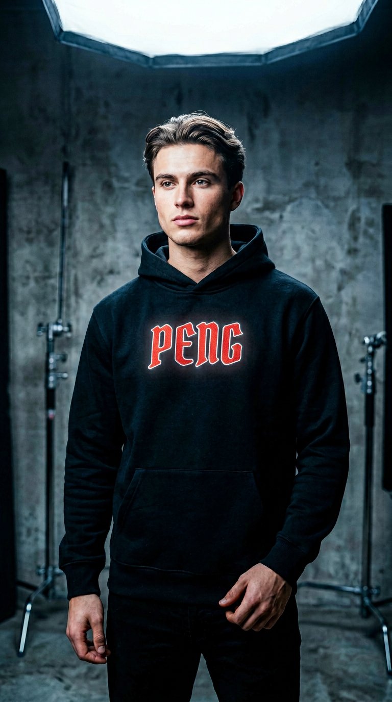 AI product shot of EARNT NOT GIVEN Hoodies