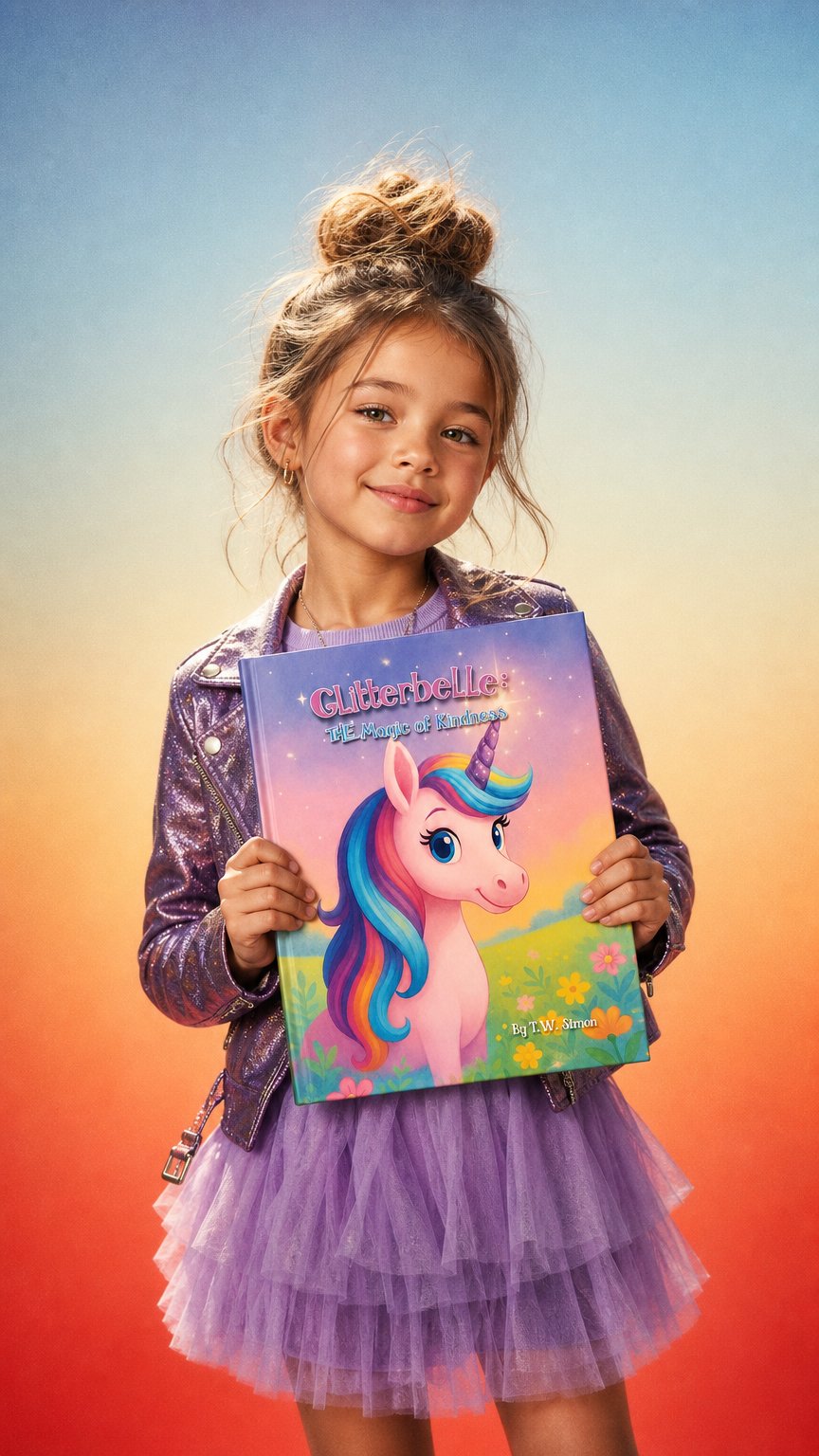 AI product shot of Glitterbelle: The Magic of Kindness