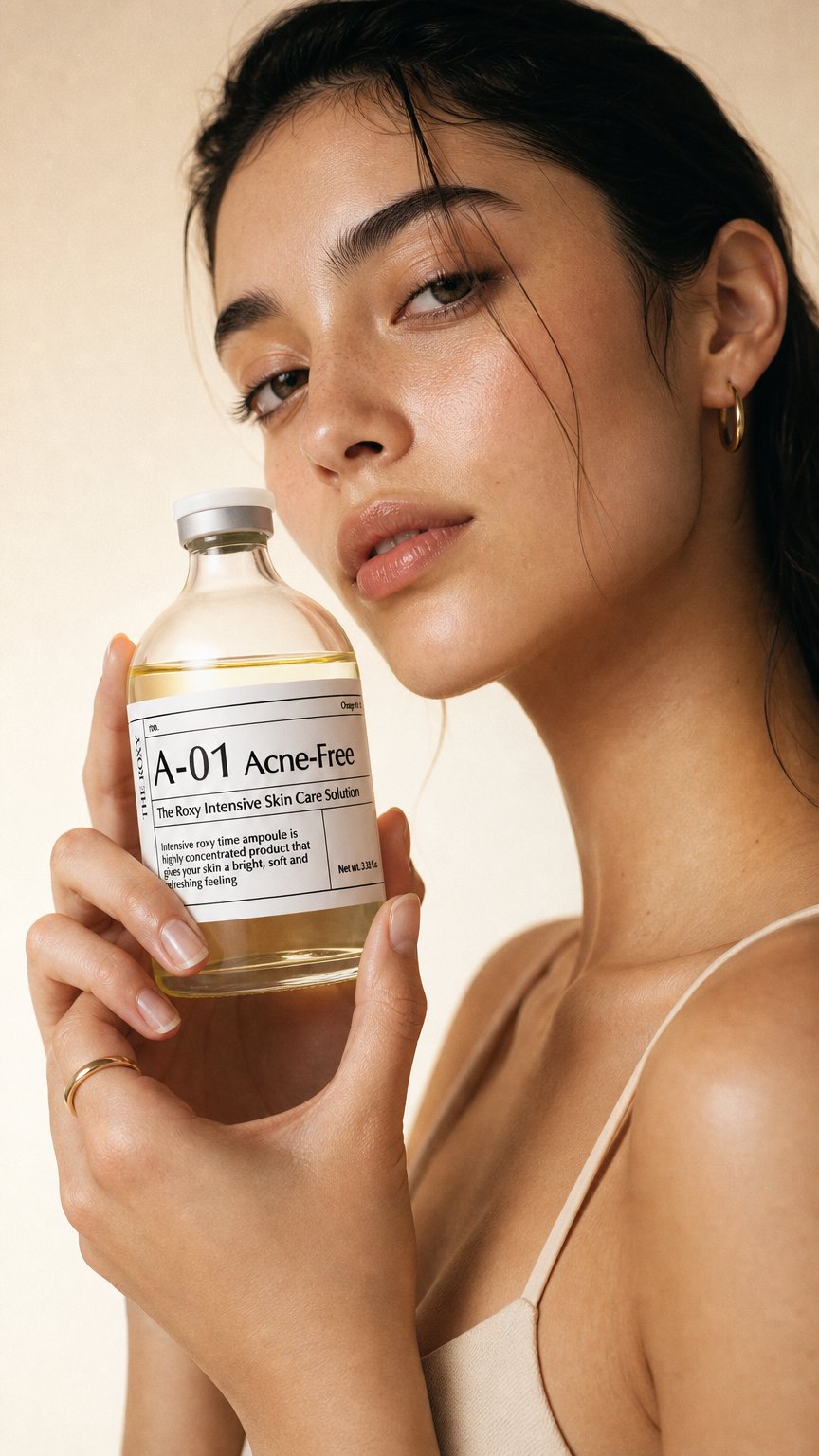 AI product shot of A-01 Acne Free 앰플 100ml