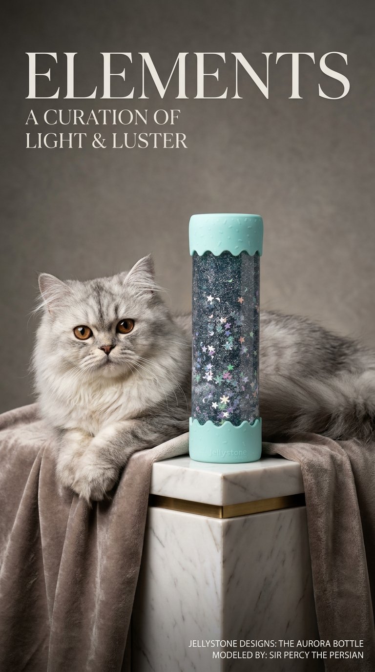 AI product shot of Baby Calm Down Bottle