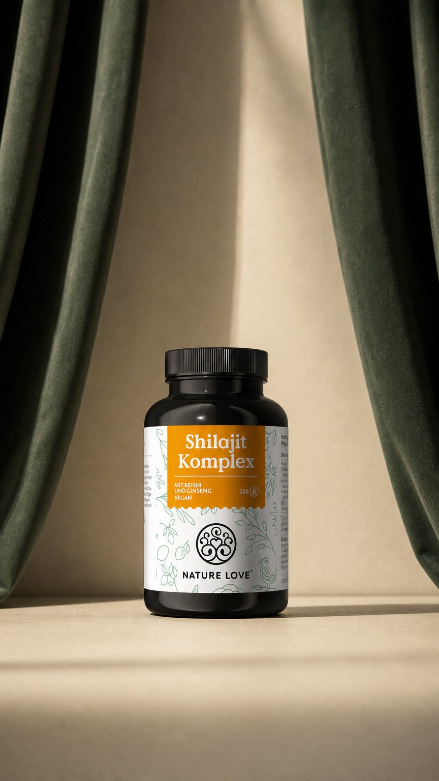 AI product shot of Shilajit Komplex