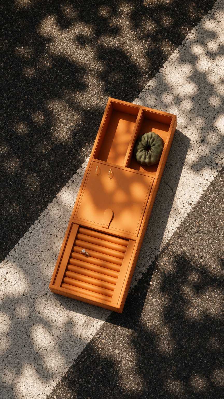 AI product shot of Onyx | sieradenbakje - 4-in-1 Organizer
