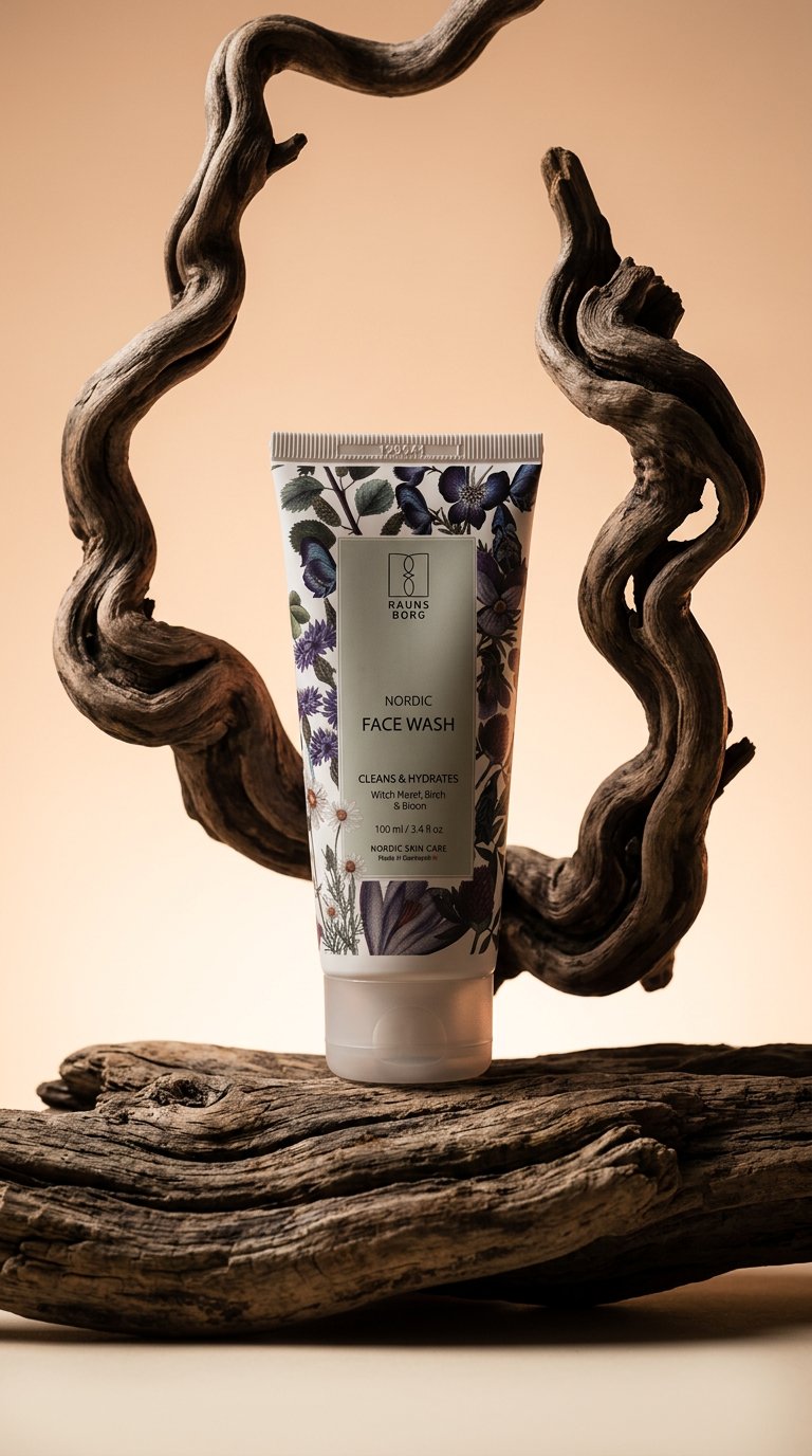 AI product shot of Face Wash