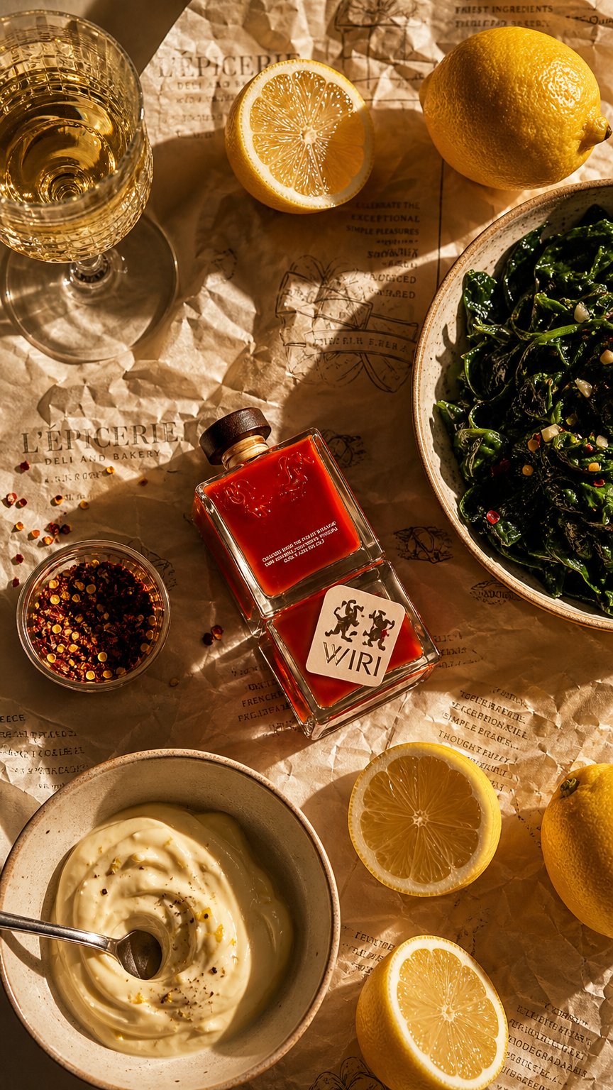 AI product shot of WIRI Pepper Sauce