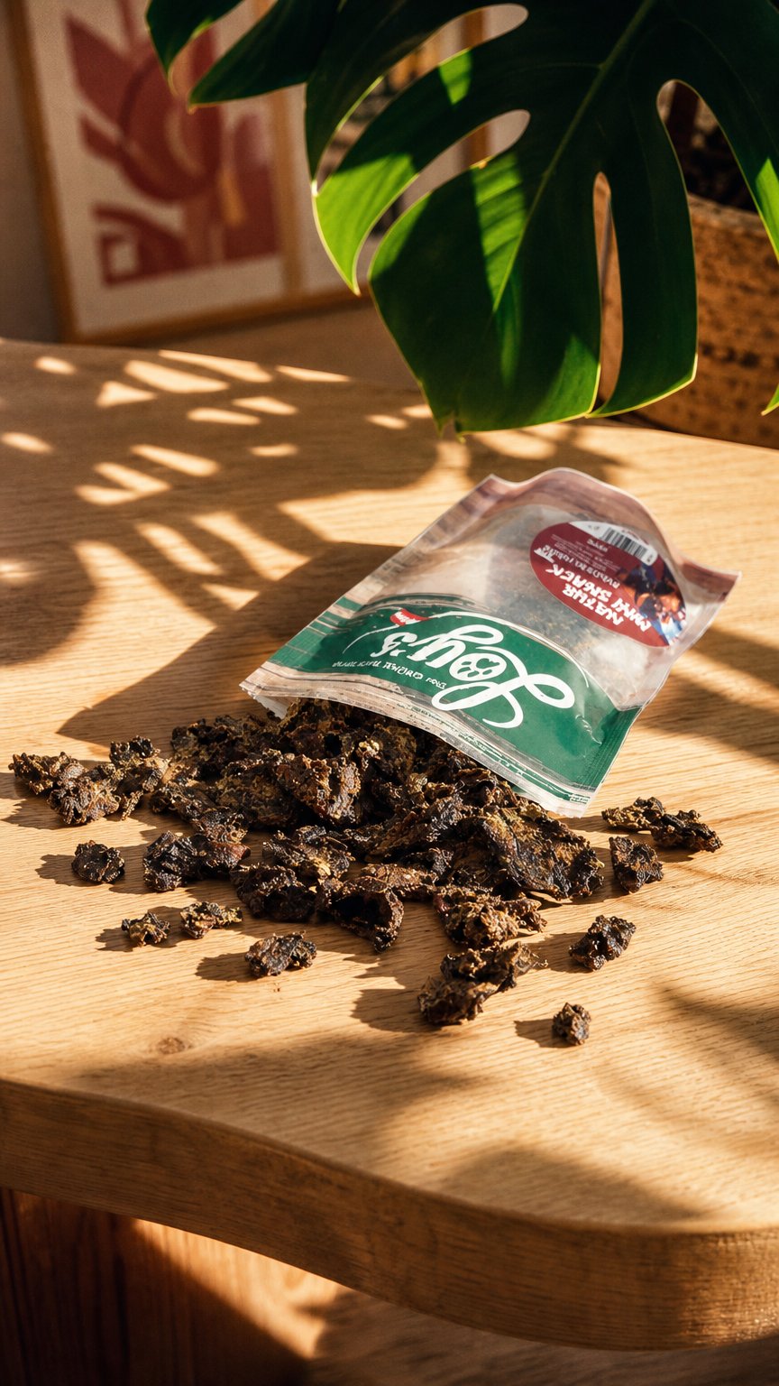 AI product shot of Natur Mini-Snack Rinderlunge 100g