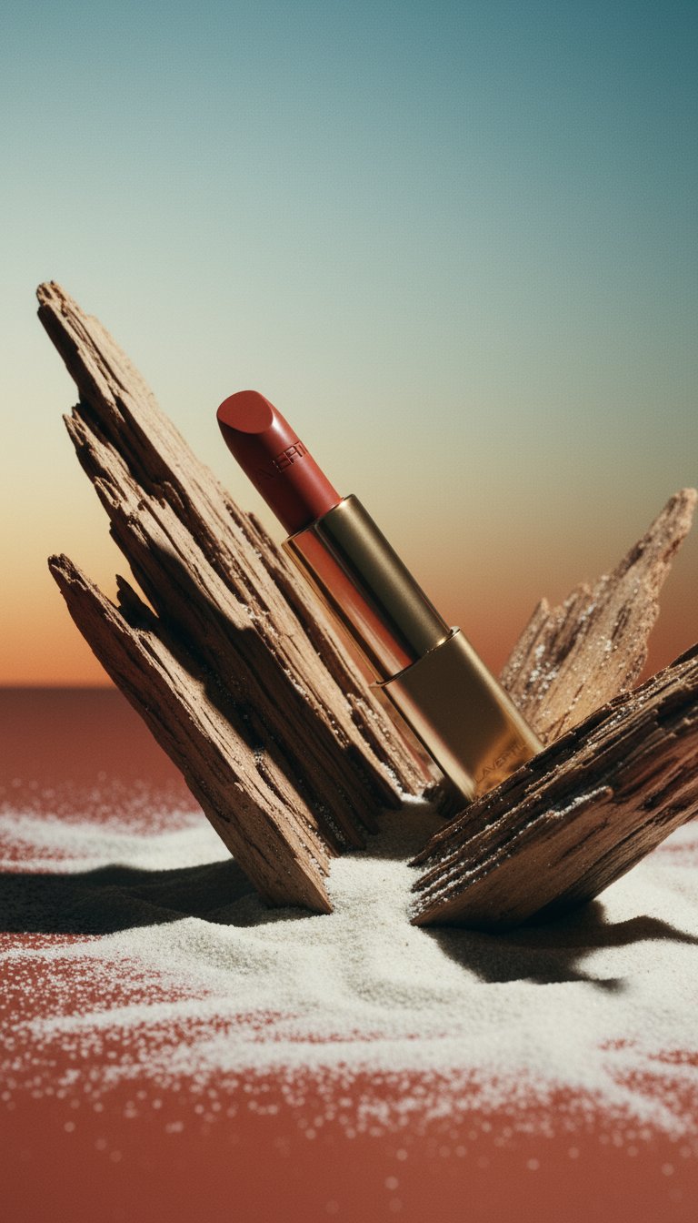 AI product shot of Lipstick Nature
