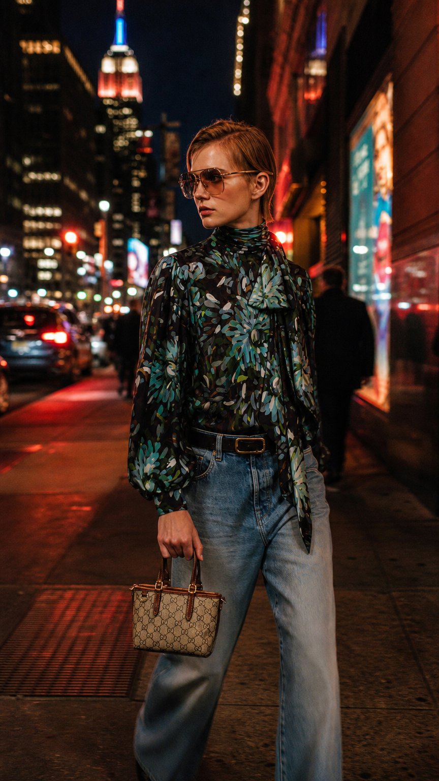 AI product shot of Gucci GG Emblem Mini Tote Bag