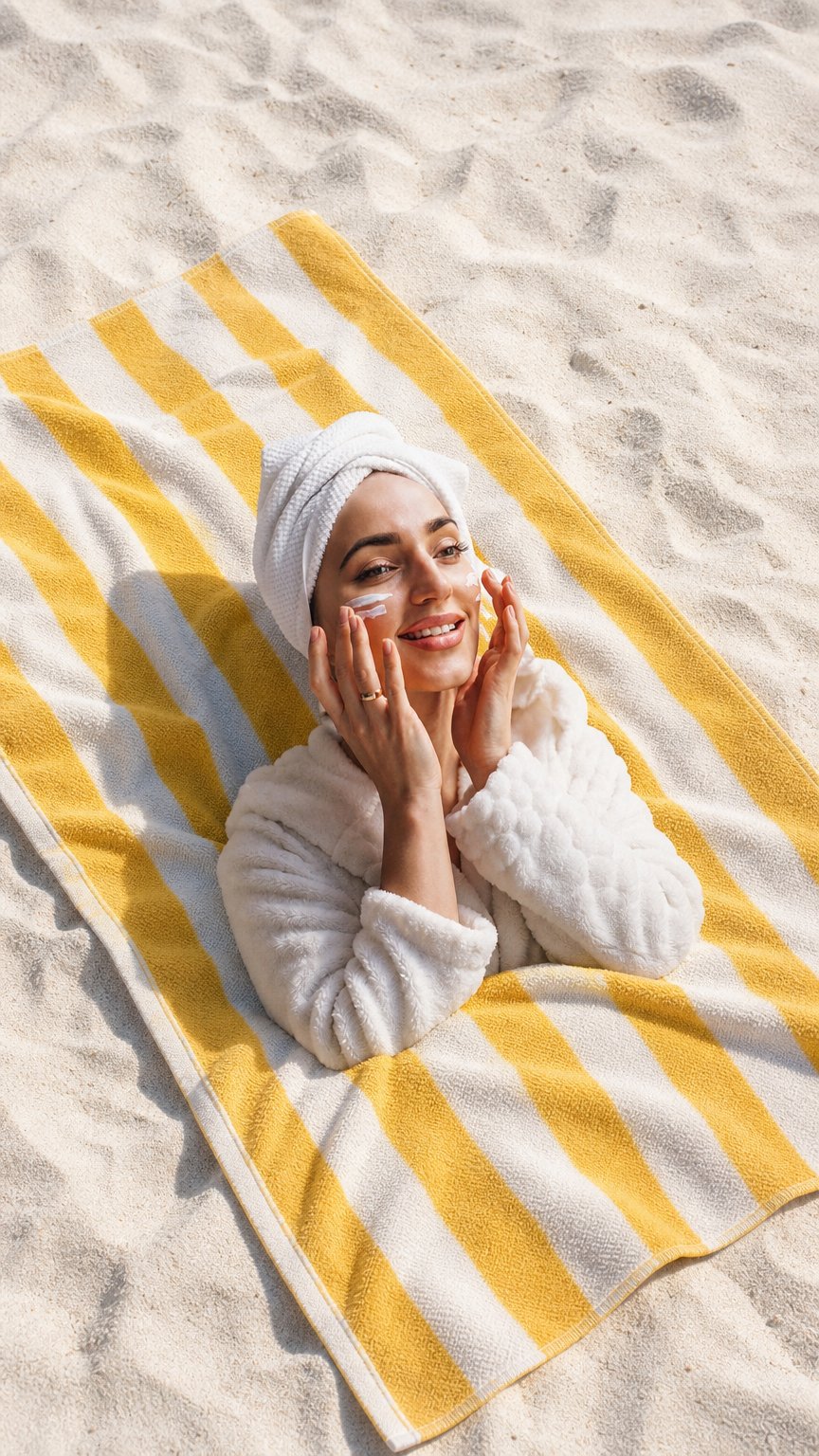 AI product shot of Salon essentials. SPF50 with Niacinamide