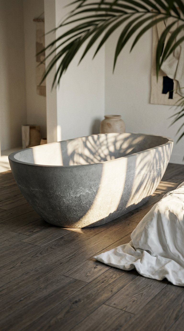 AI product shot of Raw Concrete Design Shop - Product Catalog
