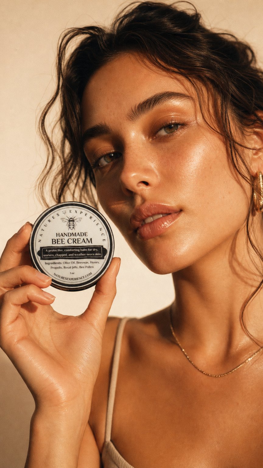 AI product shot of Bee Cream