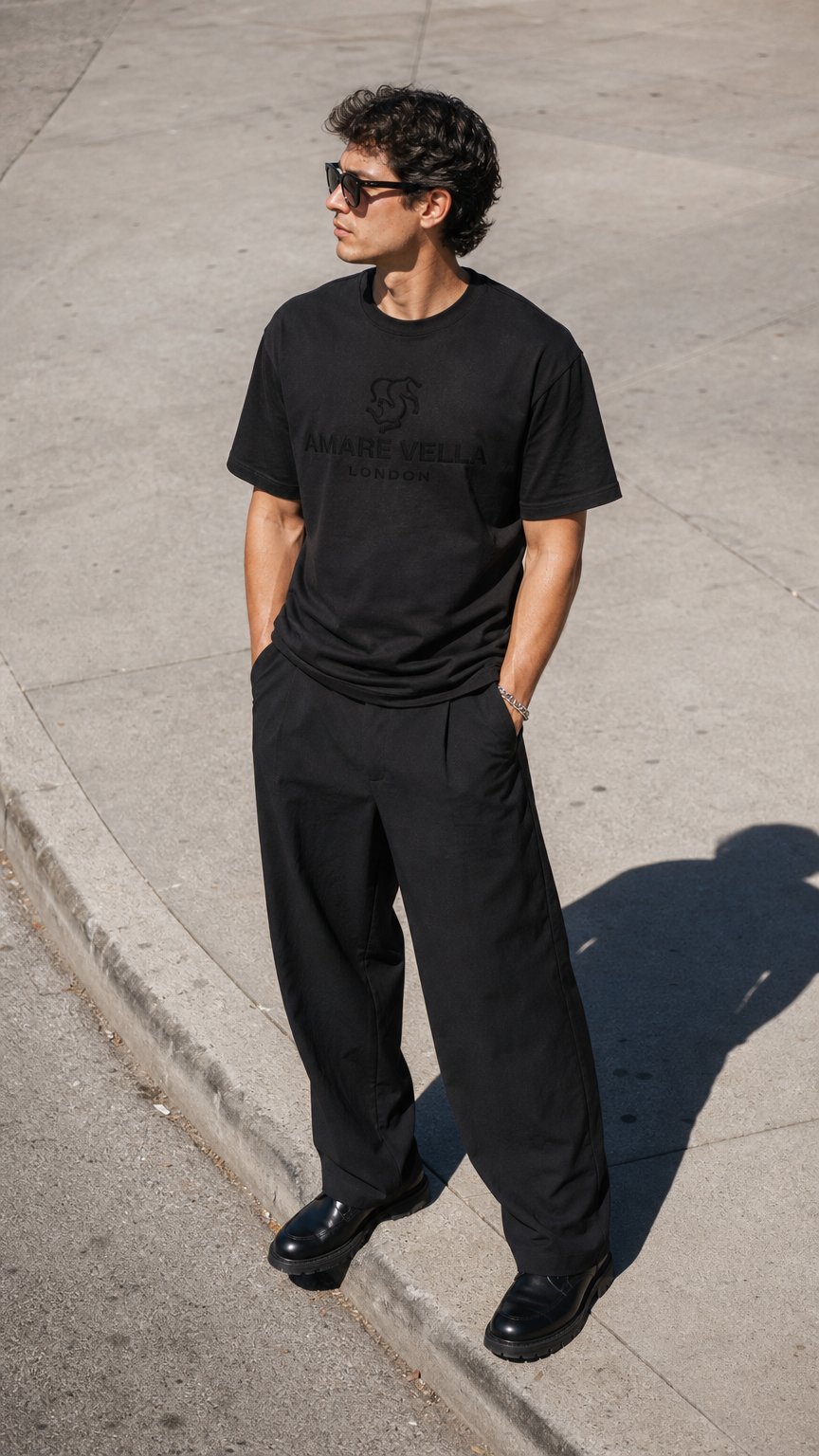AI product shot of Amare Vella SS26 Panther Shirt