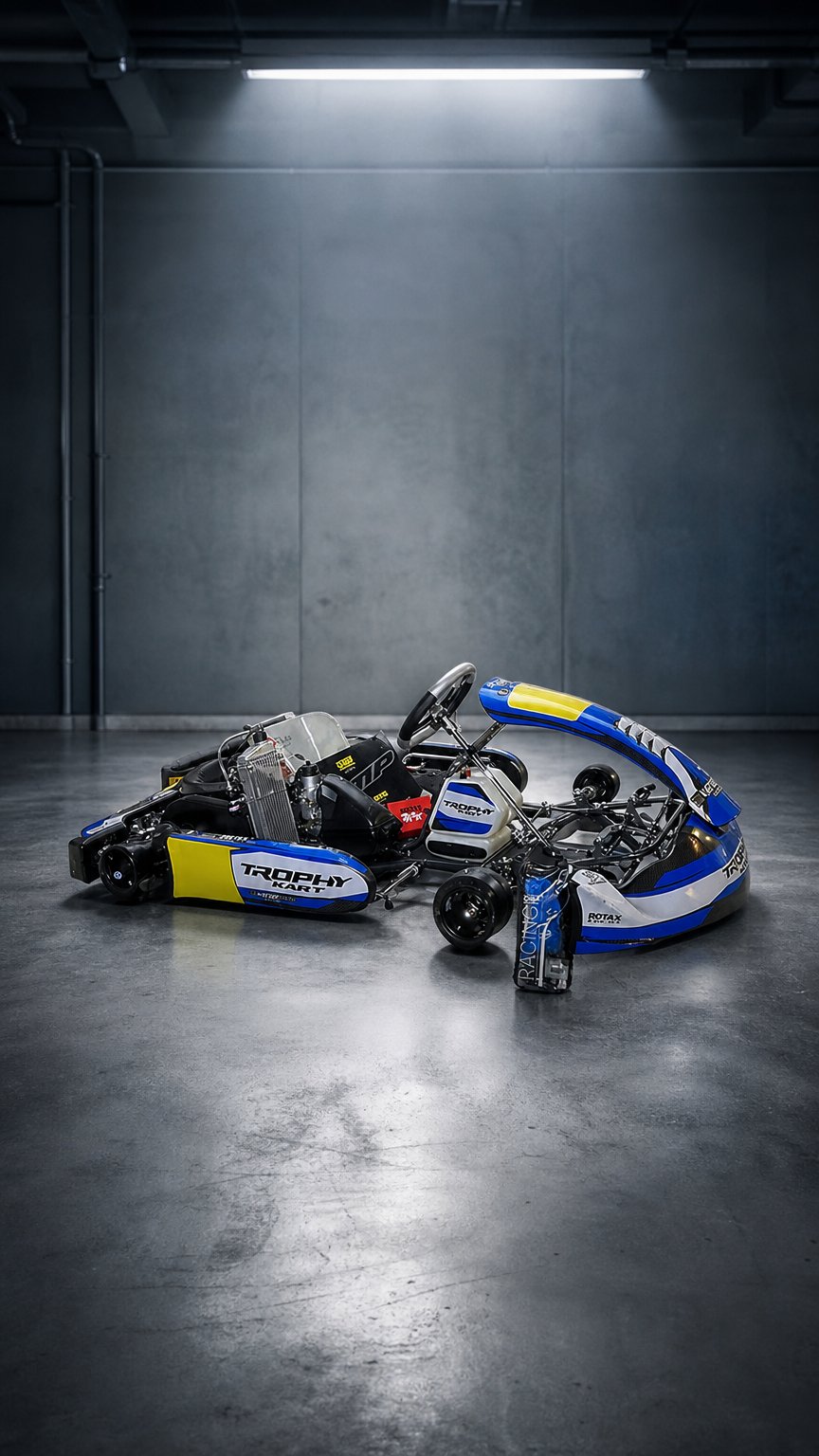 AI product shot of Trophy Kart Rotax Introductory Offer