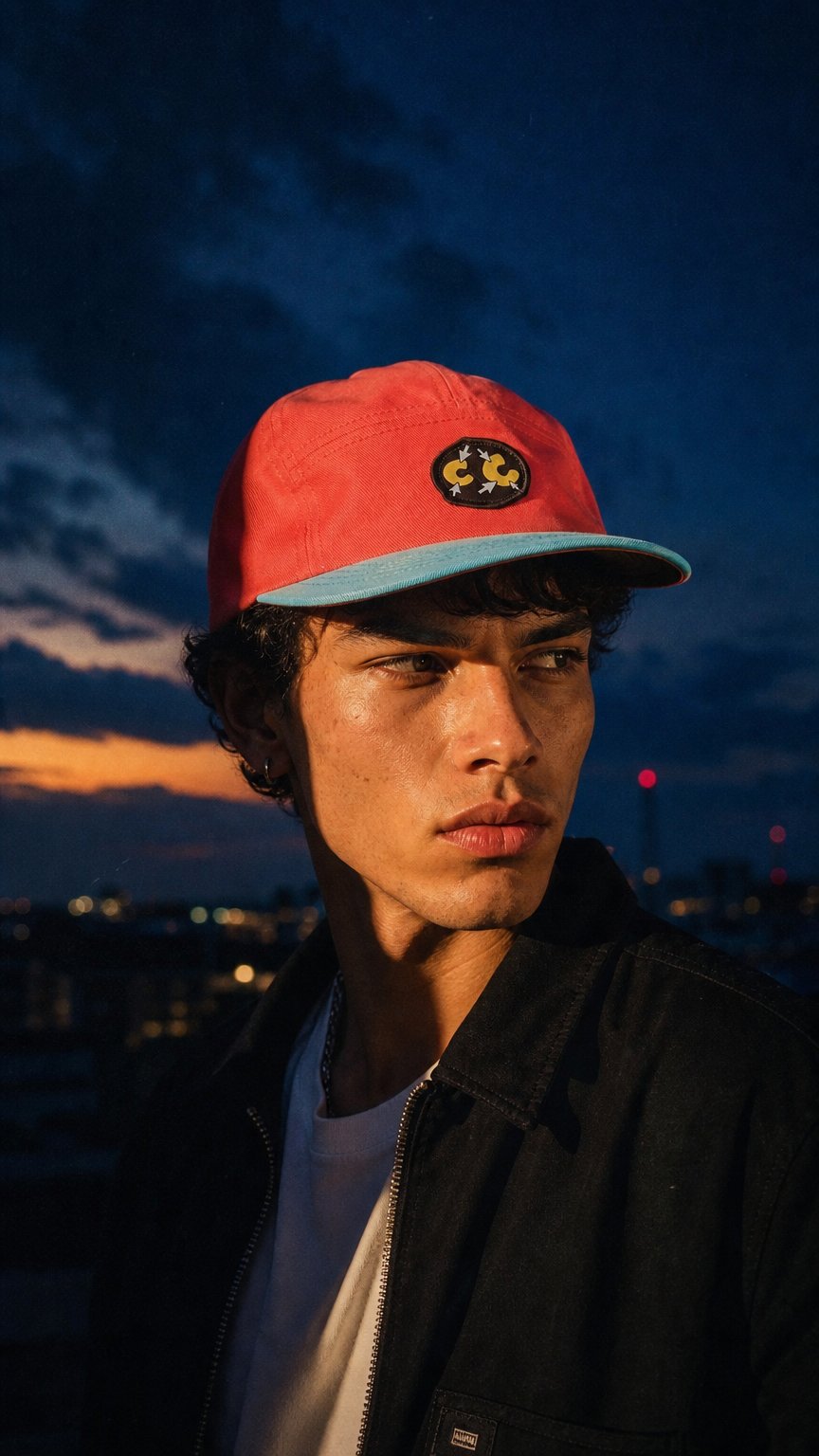 AI product shot of Cursor Camp Cap