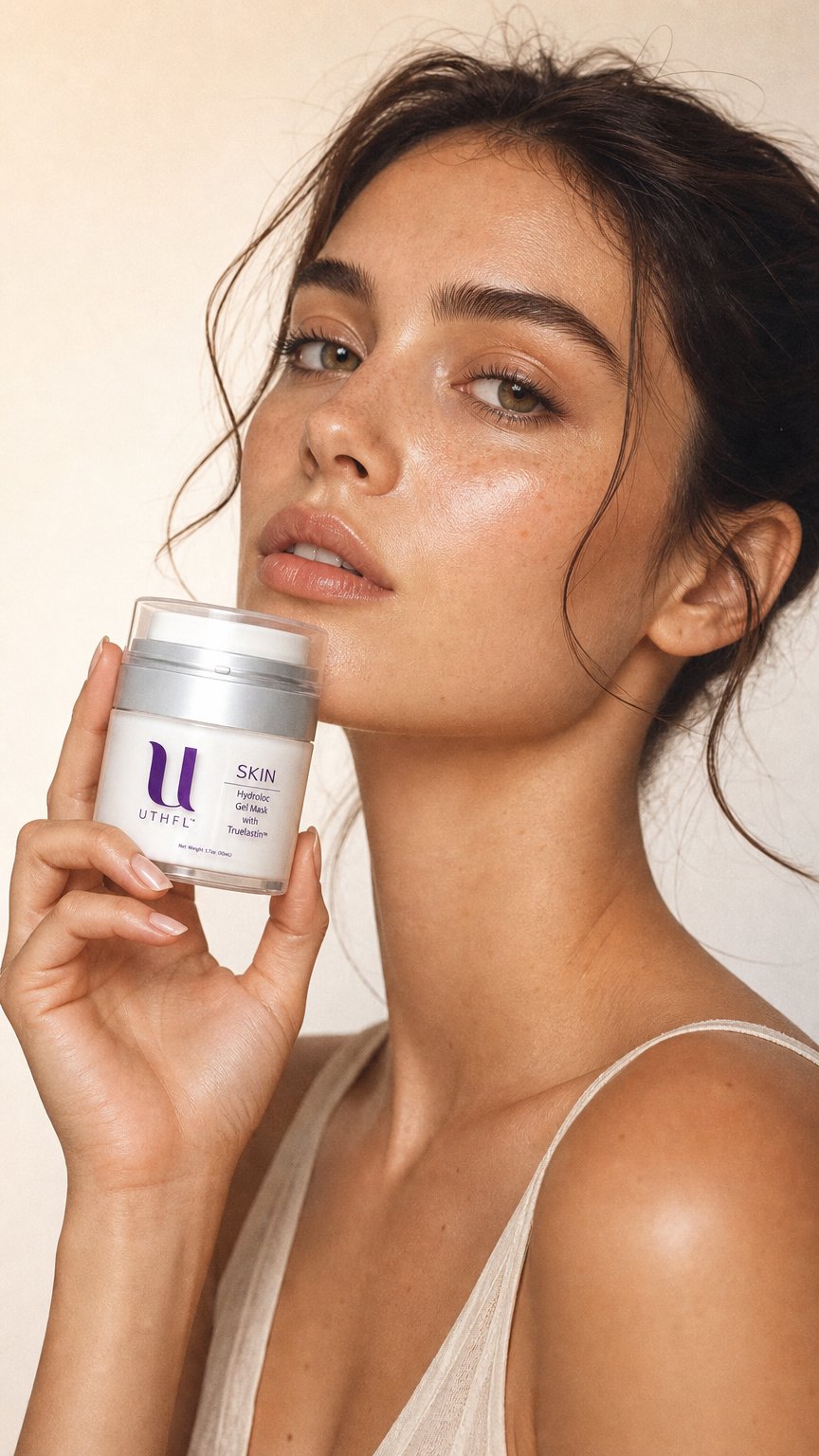 AI product shot of HyrdroLoc Gel Mask