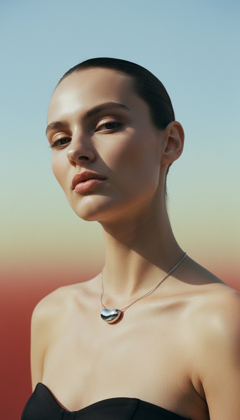 AI product shot of Pebble Necklace