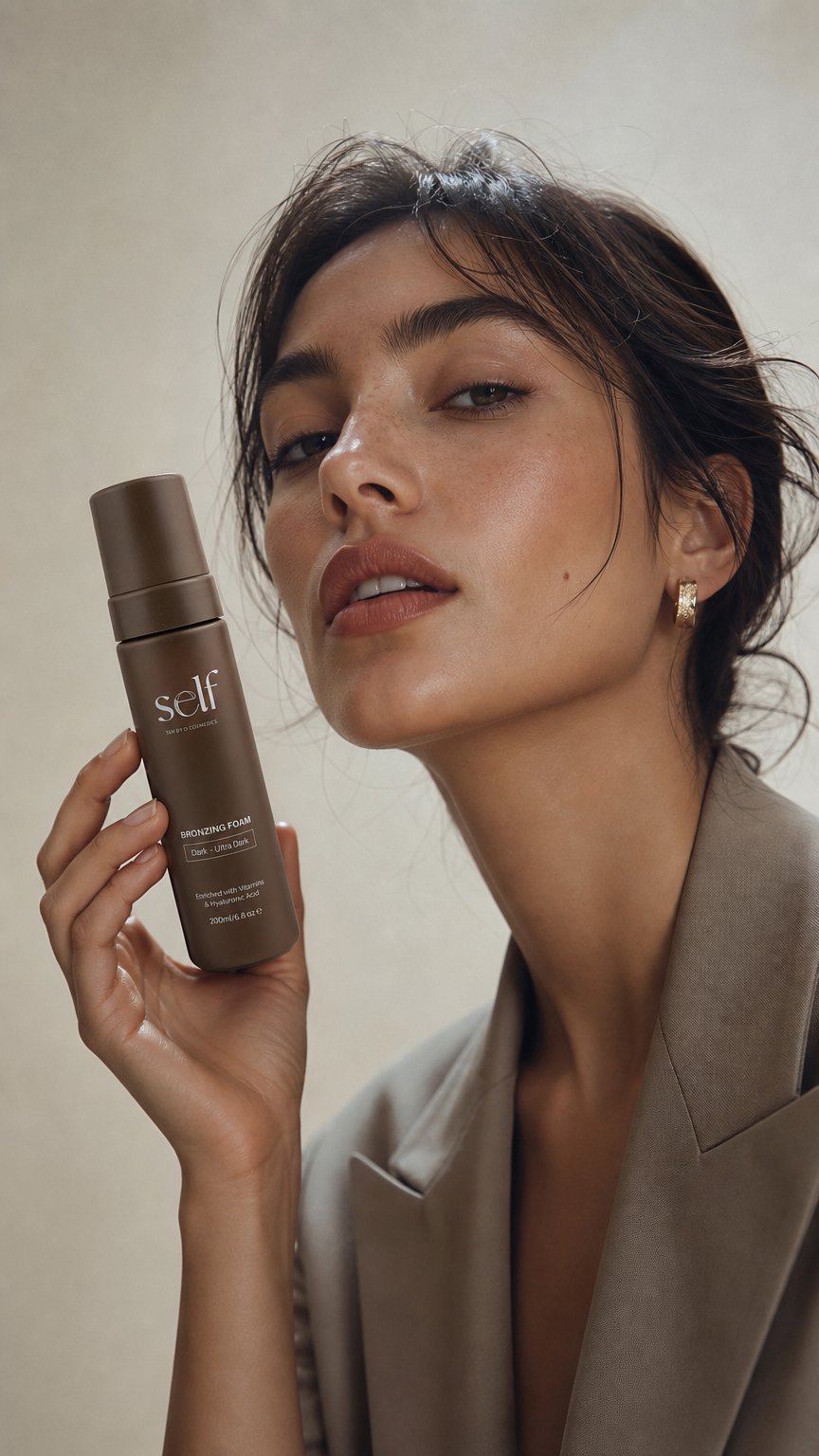 AI product shot of Dark-Ultra Dark Bronzing Foam 200ml