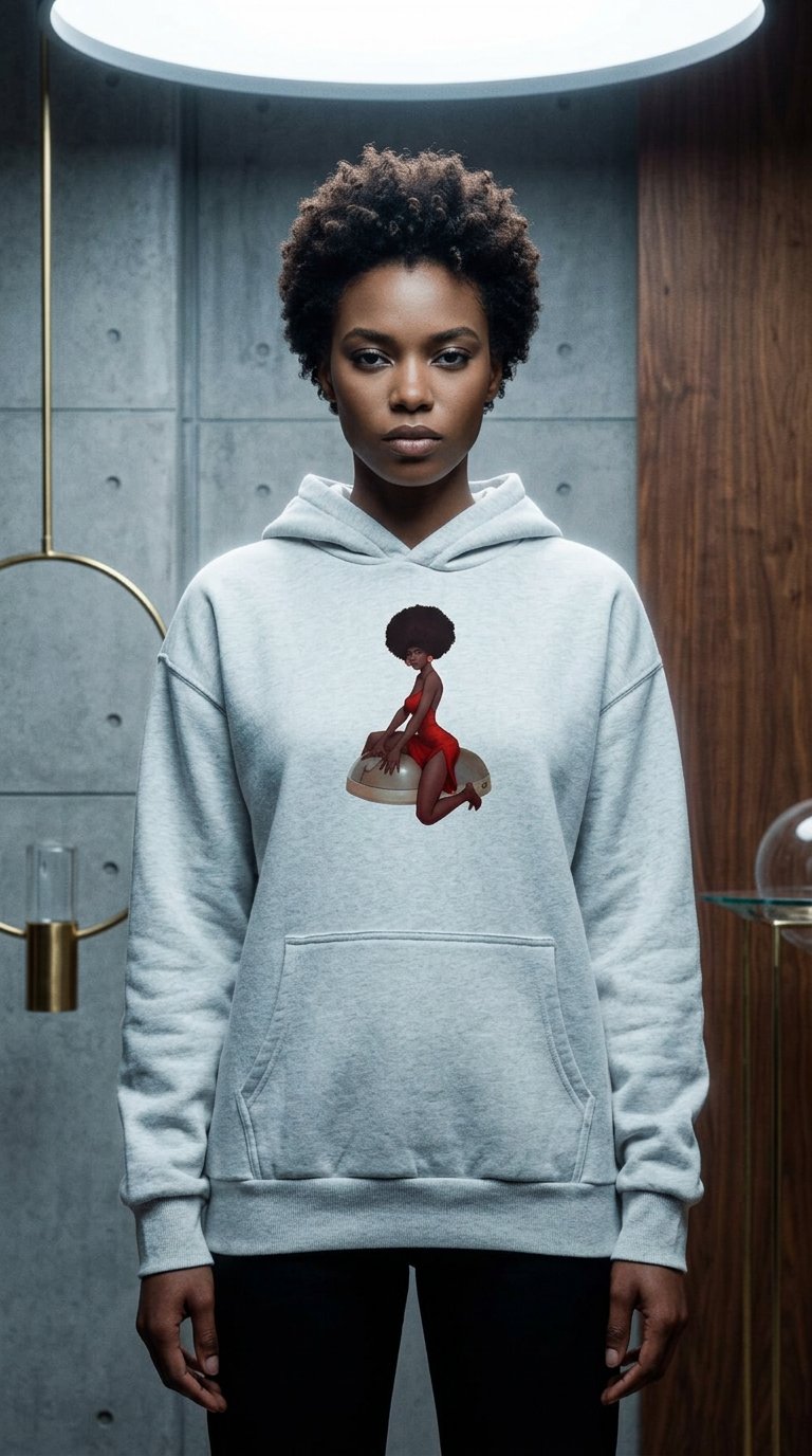 AI product shot of Premium Oversized Hoodie