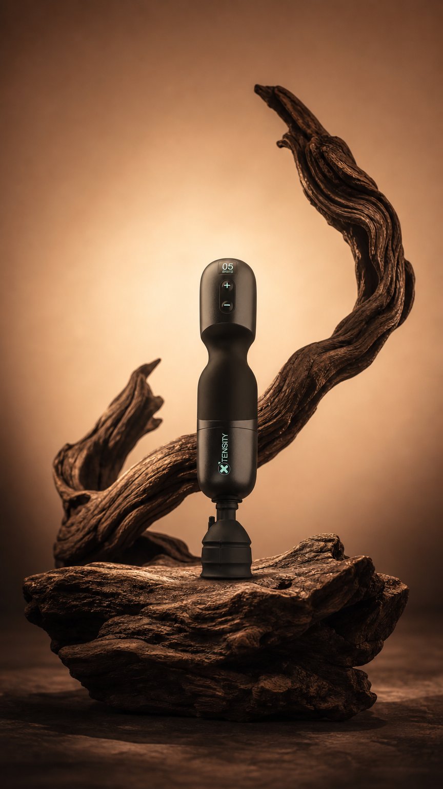 AI product shot of Xtensity - Multiorgasmer for menn!